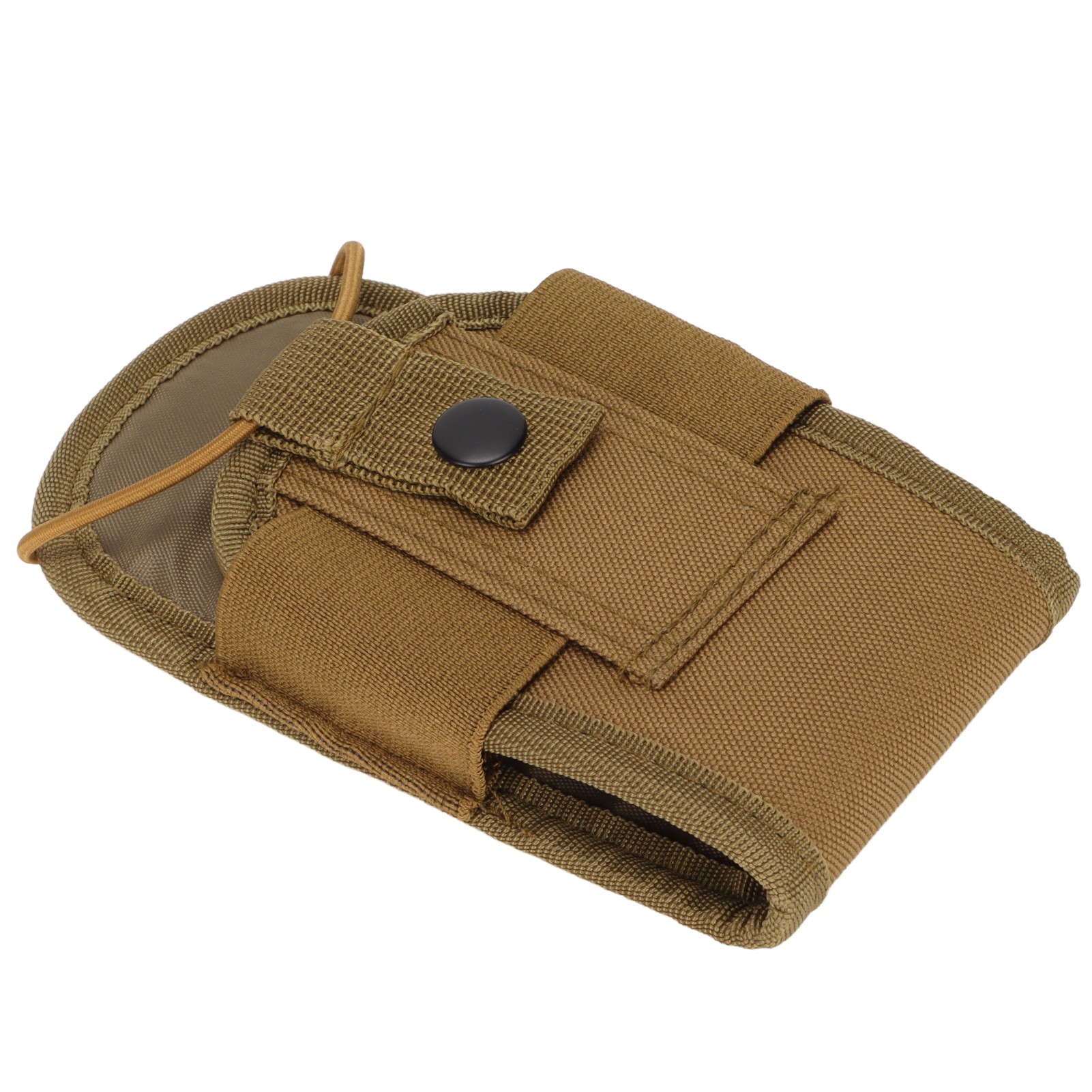 Tragbare, Multifunktionale Aufbewahrungstasche Für Walkie-talkies Aus Nylon, Ideal Für Camping Und Outdoor-aktivitäten. Farbe: Braun.