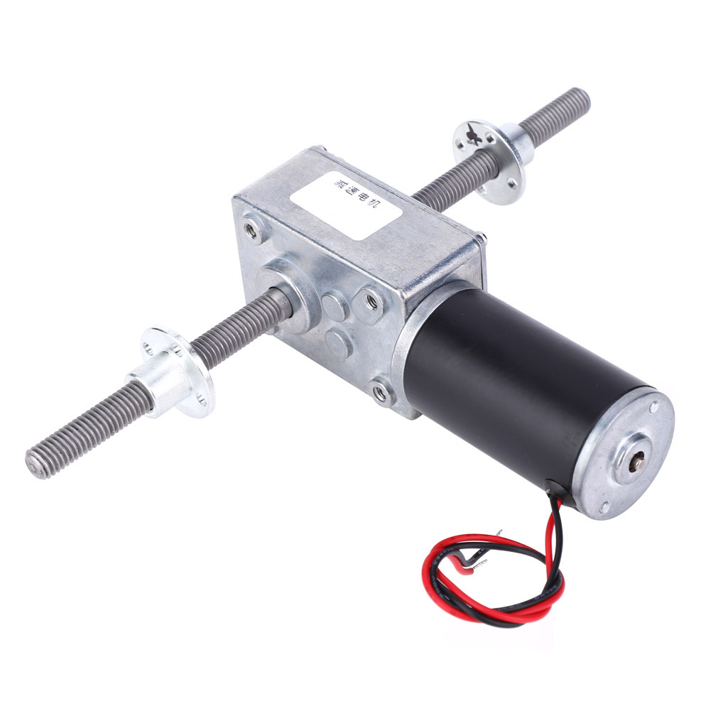 Rechts- Und Linksseitiger Koaxialer Schneckengetriebemotor, M8-welle, 2480-motor Mit Flansch, Untersetzungsverhältnis 31