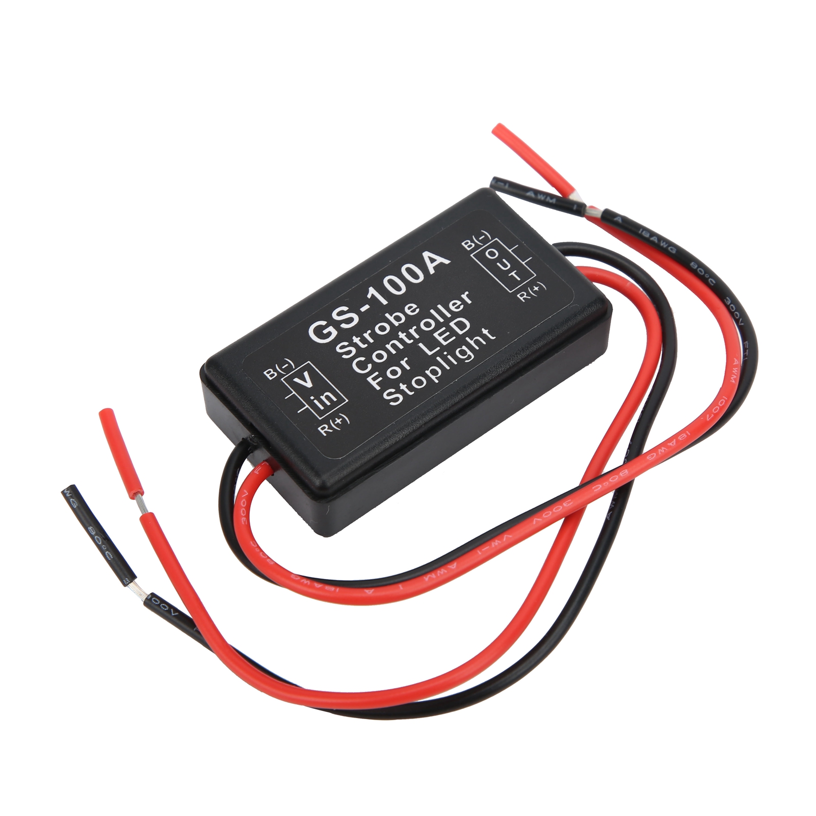 Gs-100a 12-24v Dc Led-blinklicht-stroboskop-controller Aus Kunststoff