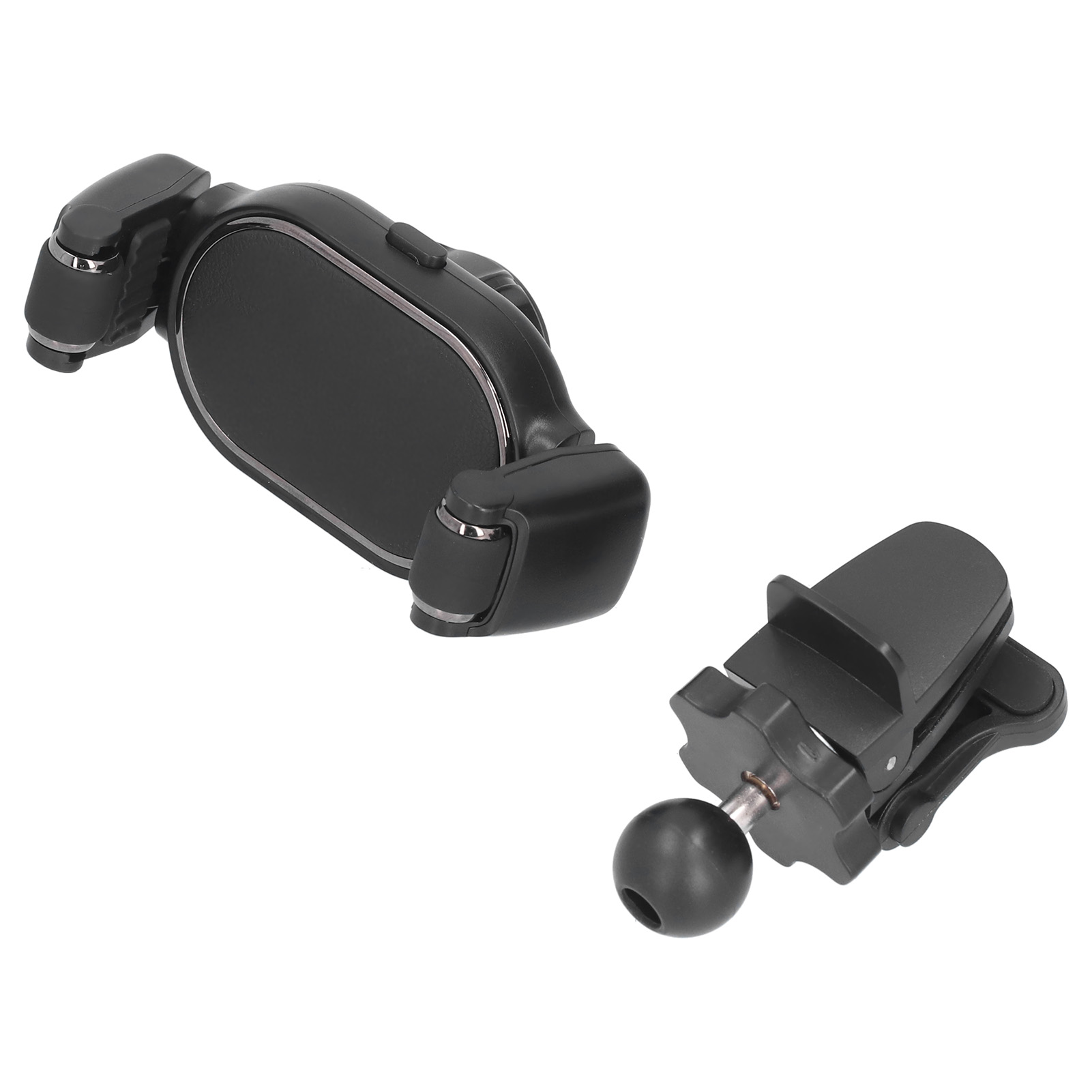 Mini-autotelefonhalterung Mit Rollen Und 360°-drehung, Kompatibel Mit Bildschirmen Von 4 Bis 6,5 Zoll (schwarz).