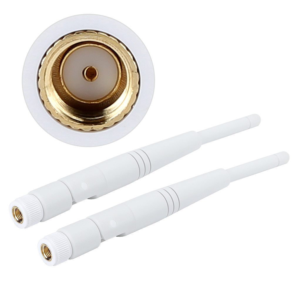 2 Dualband-wlan-antennen (2,4 Ghz/5 Ghz) Mit 4 Dbi Und Omnidirektionaler Leistung Sowie Rp-sma-schnittstelle
