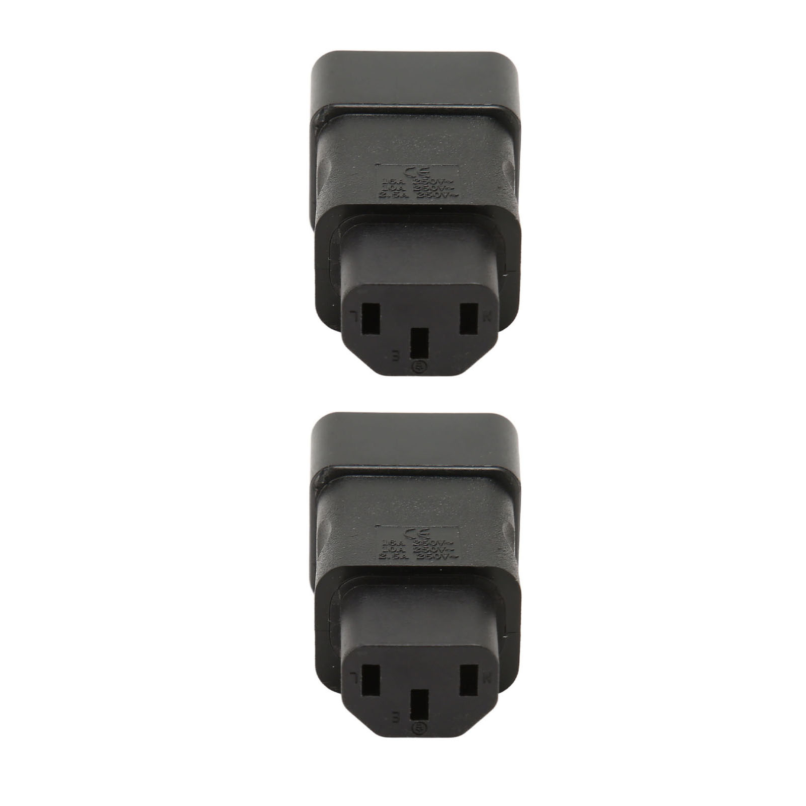 Packung Mit 2 Iec320 C20 Auf Iec320 C13 Netzadaptern, Sofort Einsatzbereit, Für Wechselrichter, Server Oder Usv-steckdose.