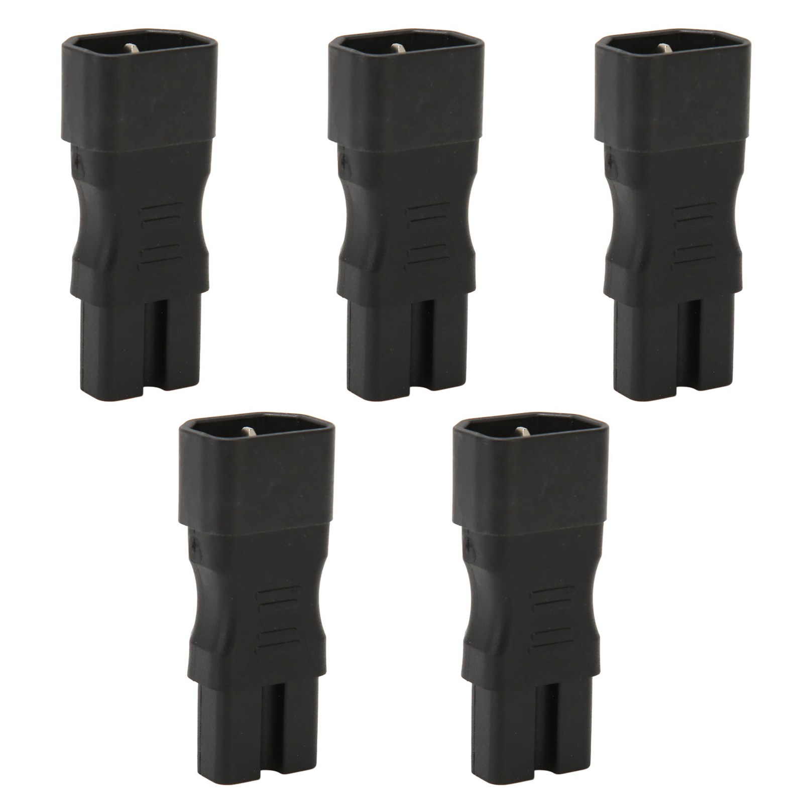 Packung Mit 5 Iec320 C14 Auf Iec320 C15 Steckeradapter Für Netzstrom, Pdu-gehäuse, Laptop Und Usv-steckdose.