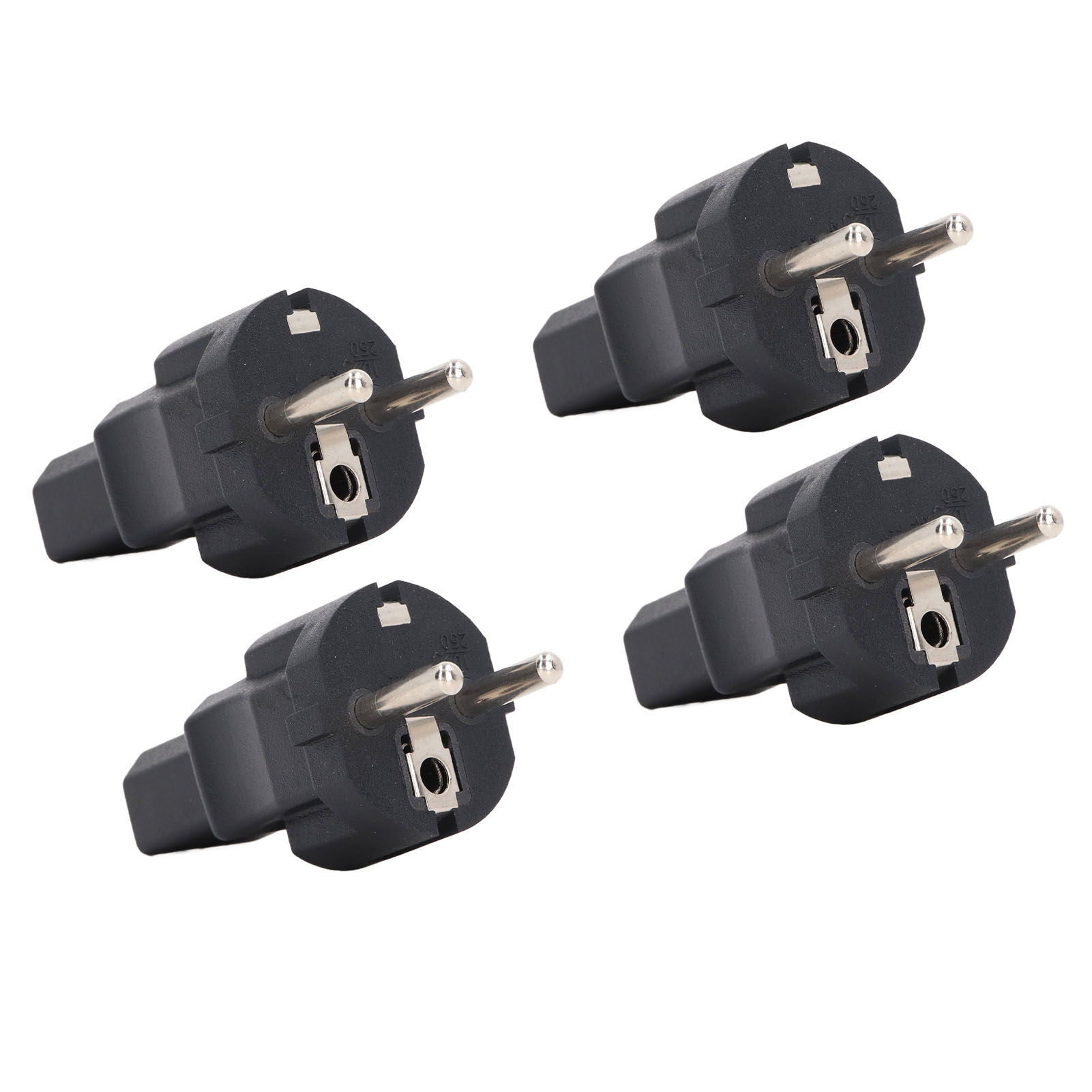 Professioneller Eu-zu-c13-netzadapter (4 Steckdosen) Für Laptop Und Drucker (eu-stecker, 100-250 V).