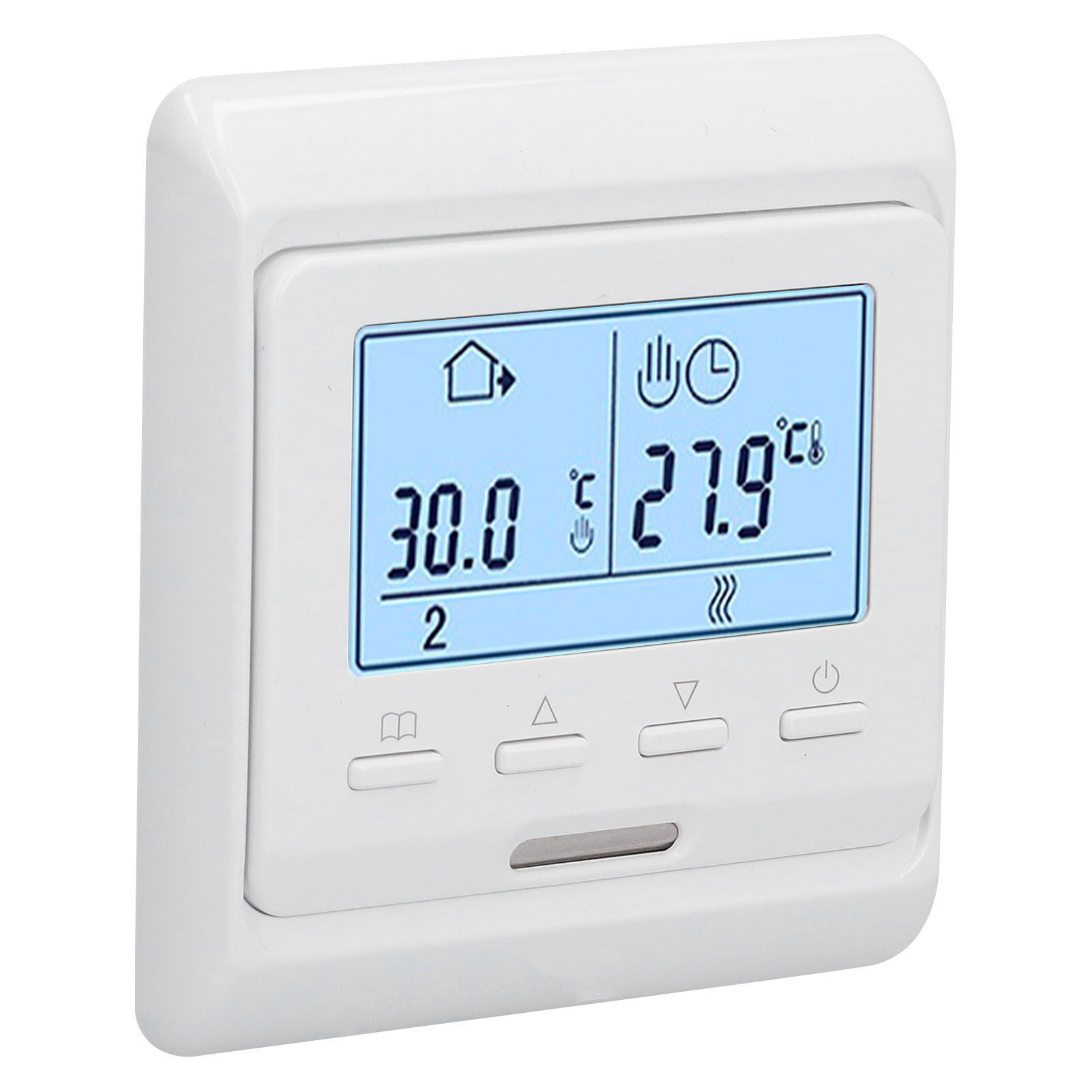 Me5516 Programmierbarer Thermostat, Intelligenter Lcd-thermostat Für Fußbodenheizung Und Warmwasserbereiter
