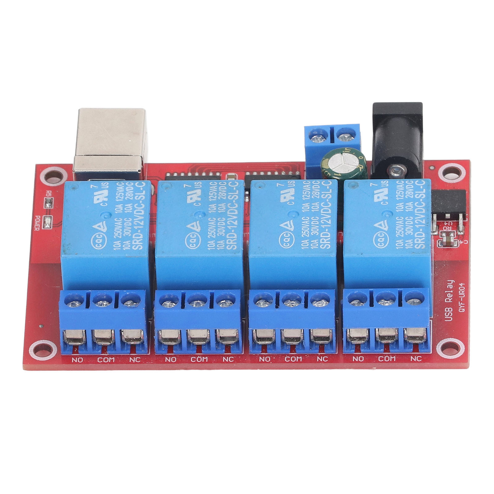 4-kanal-relaismodul Mit Usb-treiber, Drahtloser Dc-relaisplatine, Computersteuerung, Sps-platine, 3 Betriebsmodi, 12 V