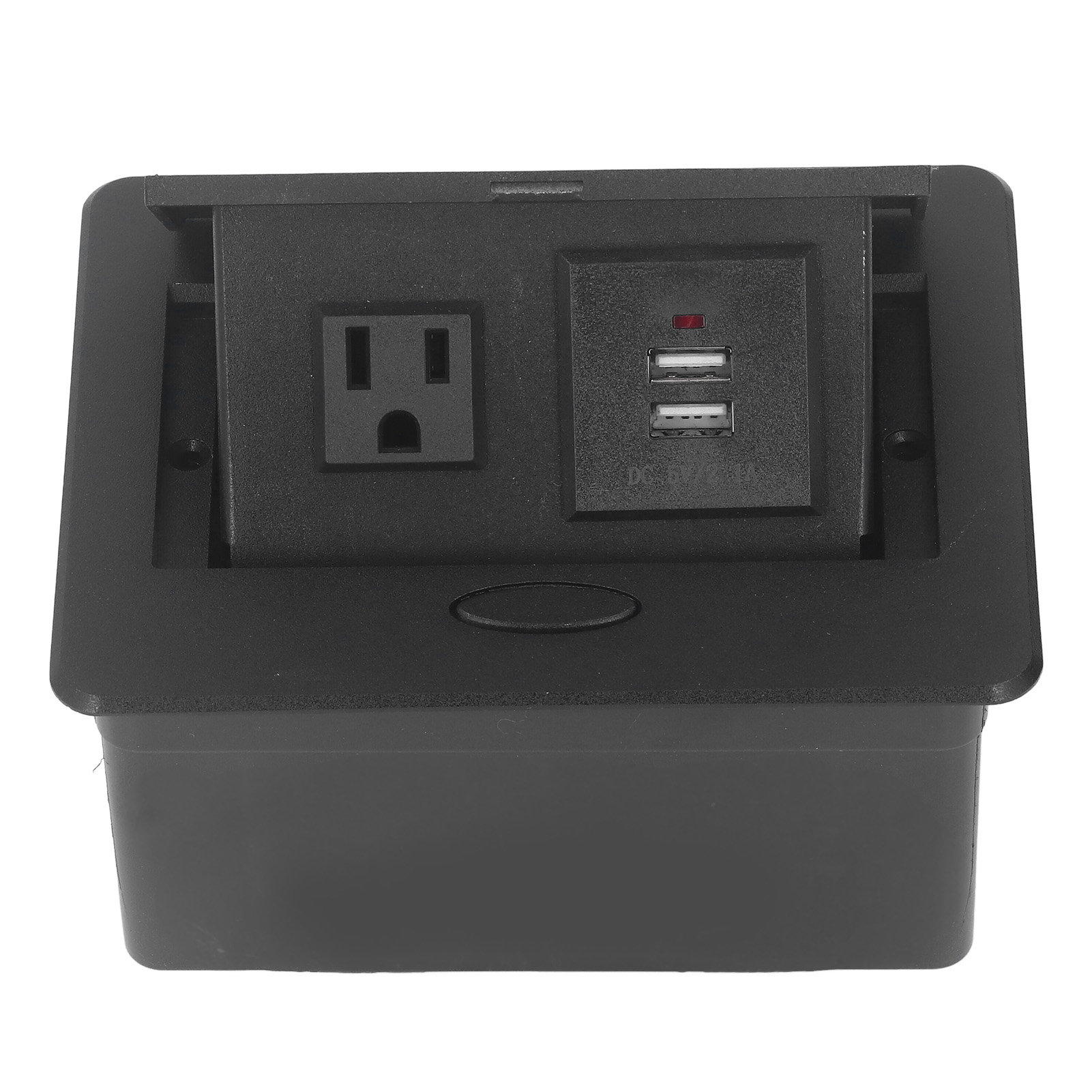 Einbau-steckdosenleiste Für Den Schreibtisch Mit 3 Löchern, Amerikanischem Stecker, 2 Usb-anschlüssen, 110 V Wechselstrom, 16 A