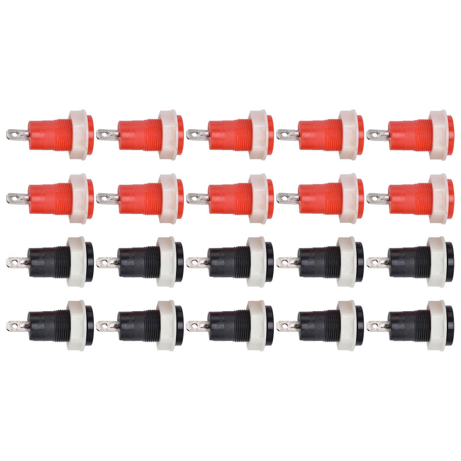 Packung Mit 10 Paar Messing-lötsicherheitsklemmen Für 4-mm-bananenstecker, 1 Kv 32 A