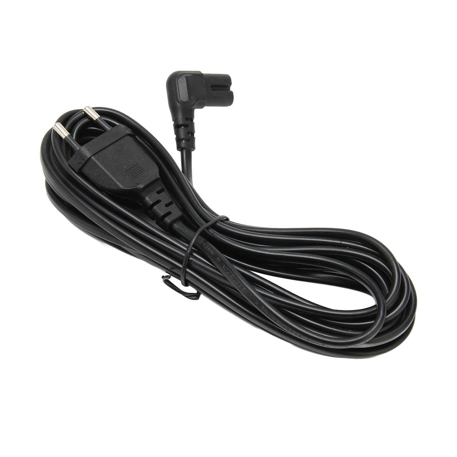 Wasserdichtes Und Feuerfestes Verlängerungskabel Mit Eu-stecker Auf Iec320 C7-buchse, Pvc-mantel, 100-250 V, 5 M (16,4 Ft).