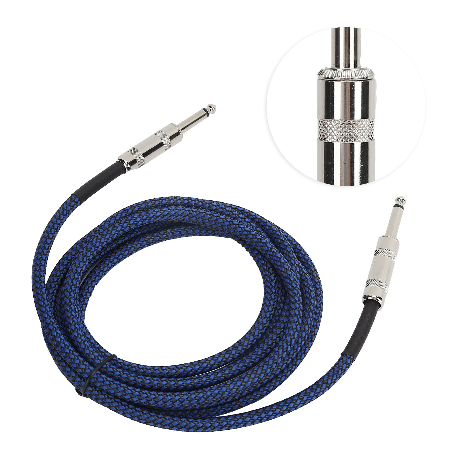 Jorindo Gitarren-audiokabel, 6,35 Mm (1/4 Zoll), 22 Awg, Für Musikinstrumentenverstärker, 3 M / 9,8 Ft, Jd6204