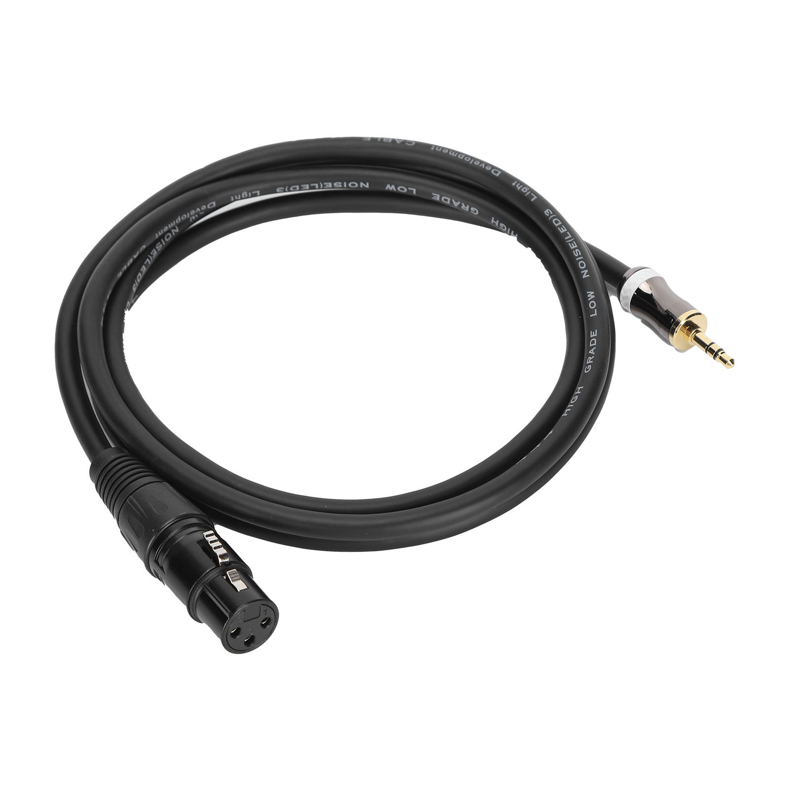 Jorindo Xlr-buchse Auf 3,5-mm-klinkenstecker (1/8 Zoll) Mikrofonkabel – Symmetrisches Verbindungskabel Für Signale – Jd6027 – 1,5 M / 4,9 Ft