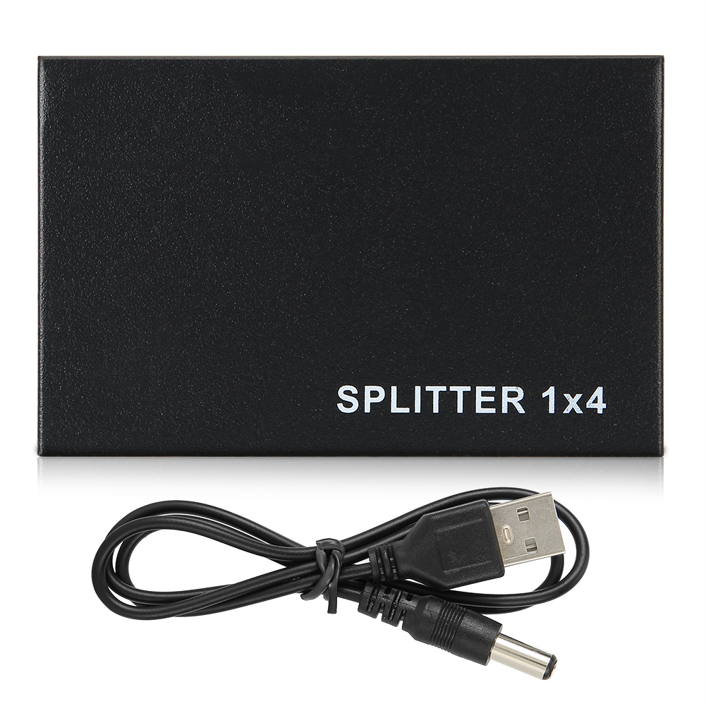 Hdmi-splitter Mit 1 Eingang Und 4 Ausgängen, 4-port-hub, Repeater, Verstärker V1.4 3d 4k 1080p