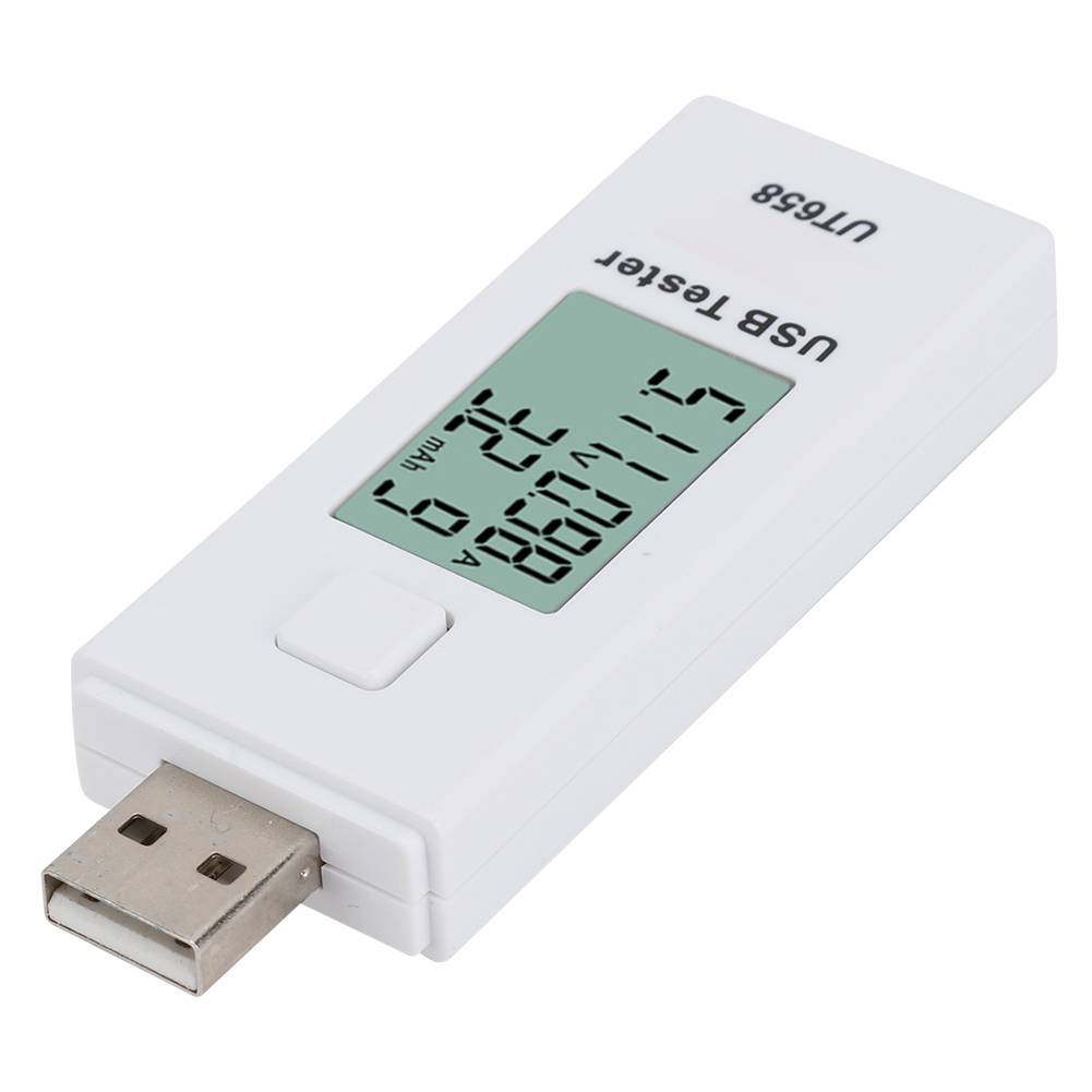 Ut658 10 Datenspeichereinheiten Hoch-/niederspannungsalarm Lcd-anzeige Usb-strom- Und Spannungsdetektor