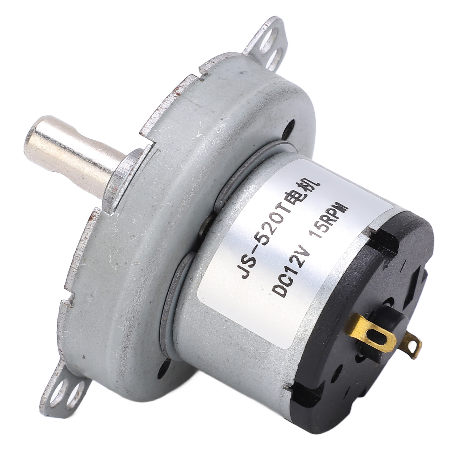Js-520t Gleichstrom-getriebemotor, Langlebiger 12v 15 U/min Getriebemotor Für Elektronische Produkte