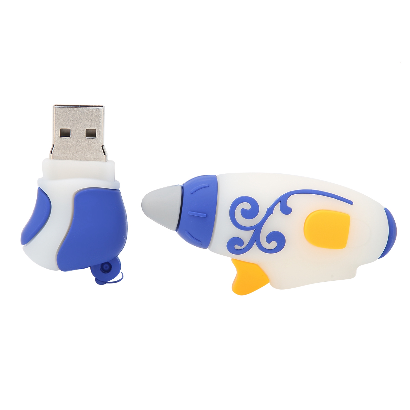 3d-gedruckter Usb-stick In Form Einer Pistole (32 Gb) Zum Speichern, Übertragen Und Teilen Von Daten