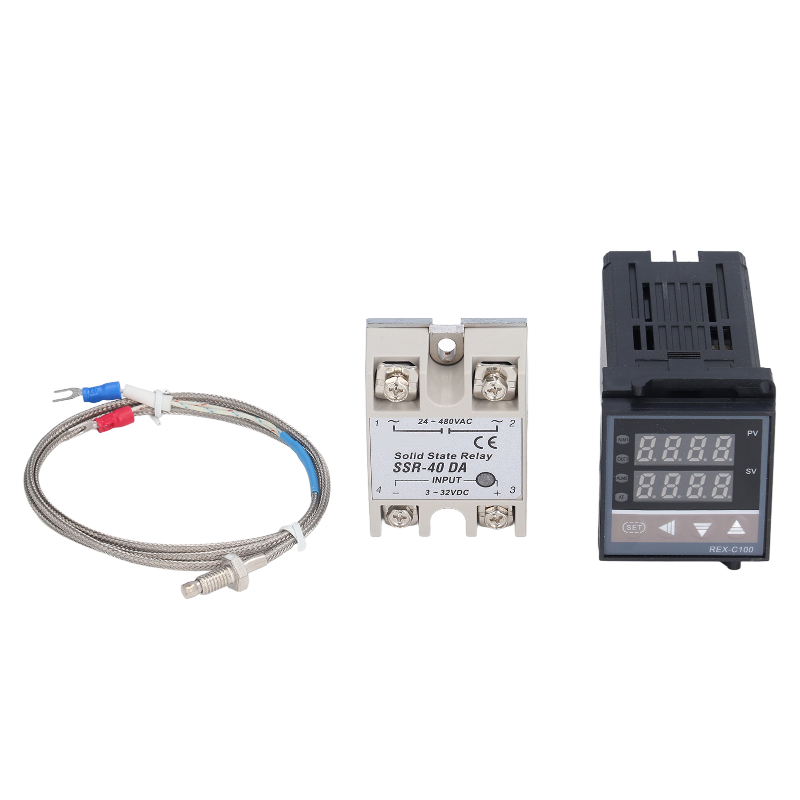 Pid-temperaturregler, Halbleiterrelais, Temperaturfühler (thermoelement), Digitaler Thermostat