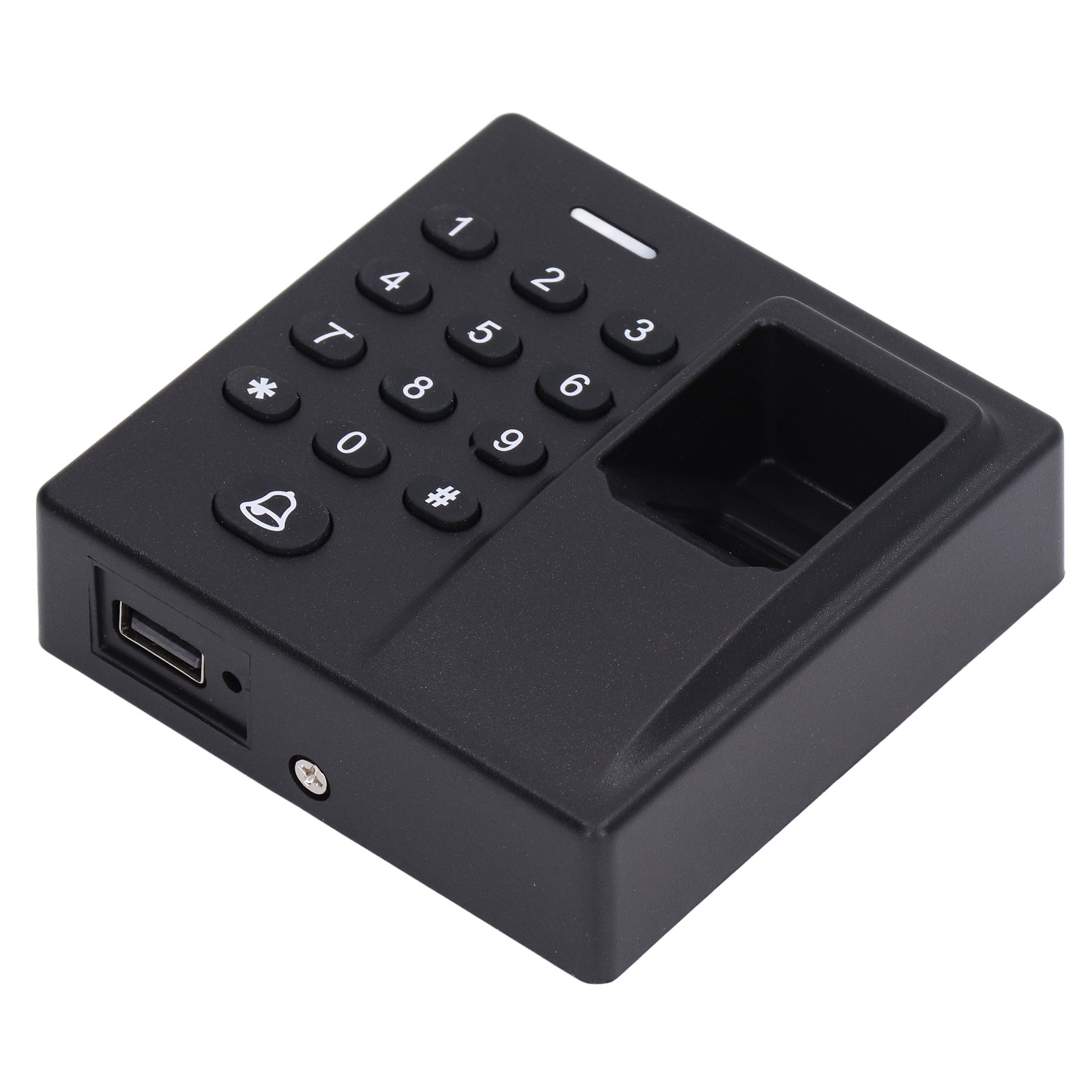Biometrisches Türschloss Mit Zutrittskontrolle, Abs, Usb-programmierbar, Für Büro Und Zuhause, 12 V Dc