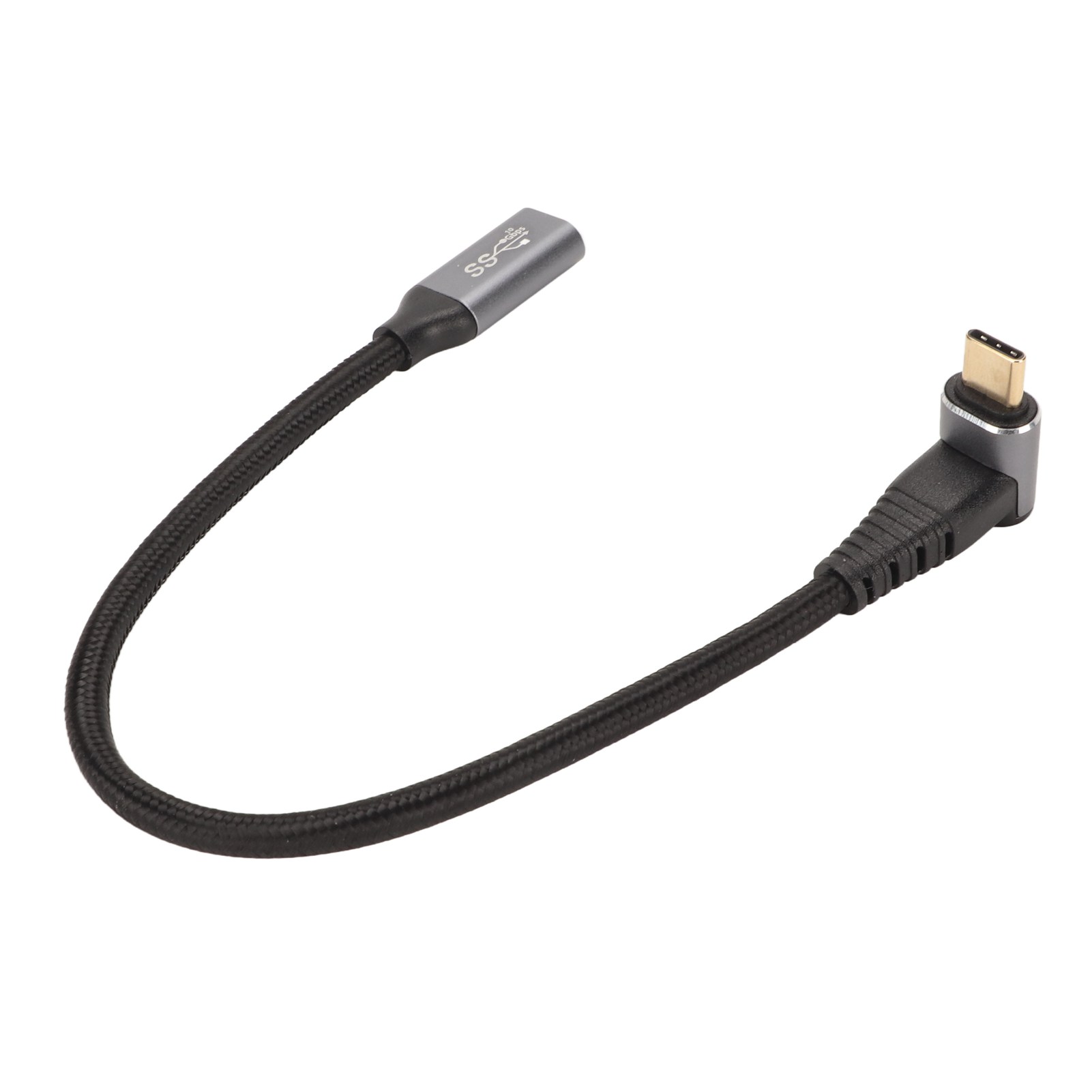 Usb-c 3.1 Stecker Auf Buchse Pd100w Kabel, 10 Gbit/s Schnellladung, 4k Bei 60 Hz, Für Steam Deck Spielekonsolen, 25 Cm / 9,8 Zoll