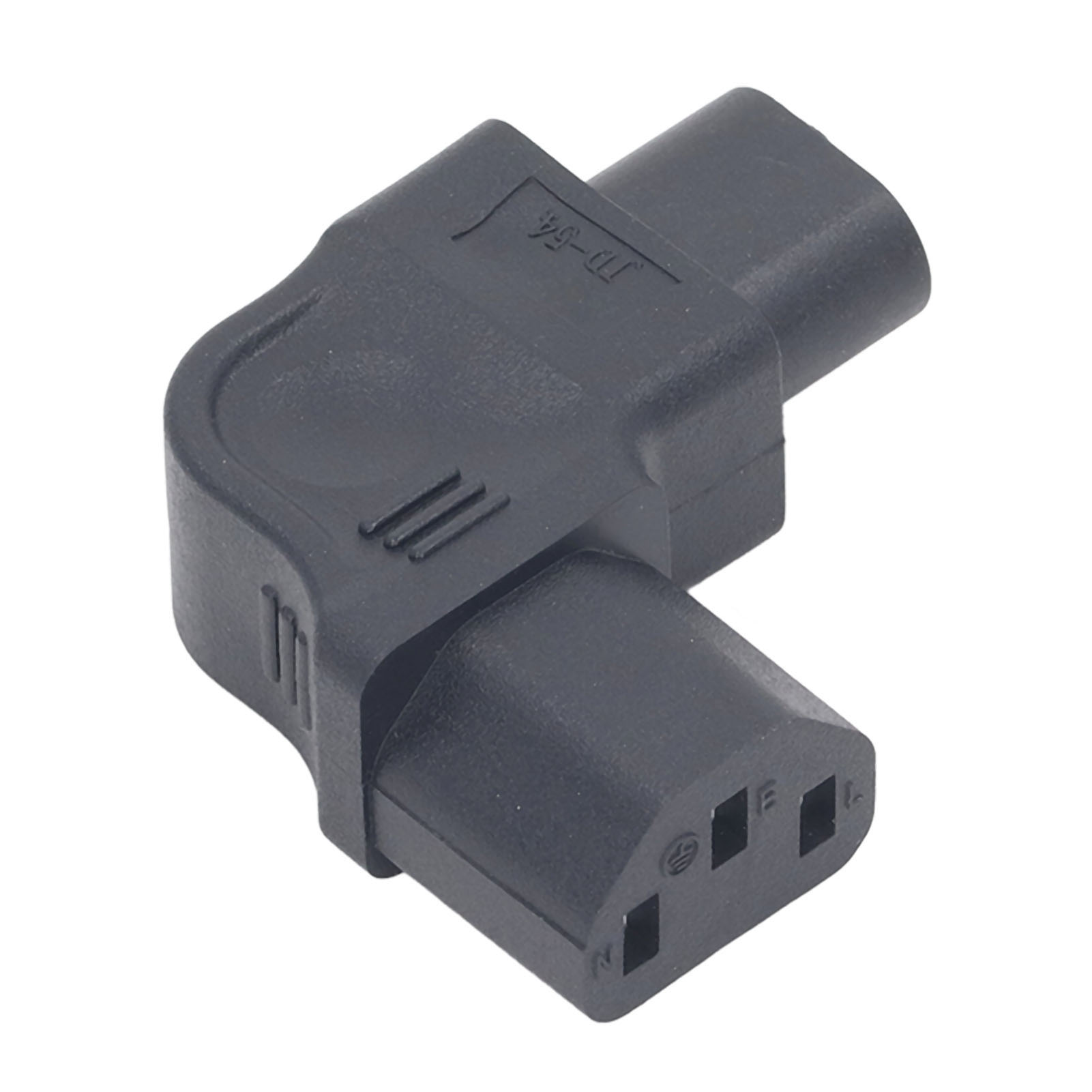 Iec320 C8 Auf Iec320 C13 Netzadapter (4 Stück) 90° Abgewinkelter Iec320 C8 Auf C13 Netzadapter 250 V 2500 W