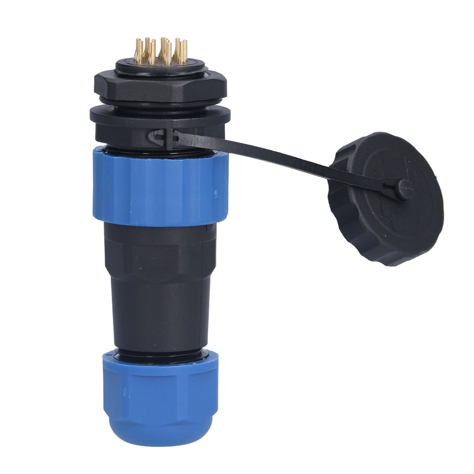 Wasserdichter Luftfahrtstecker Ip68, Rückseitige Mutterverbindung, Stecker/buchse, 250 V, 5 A, Sp2012-pins