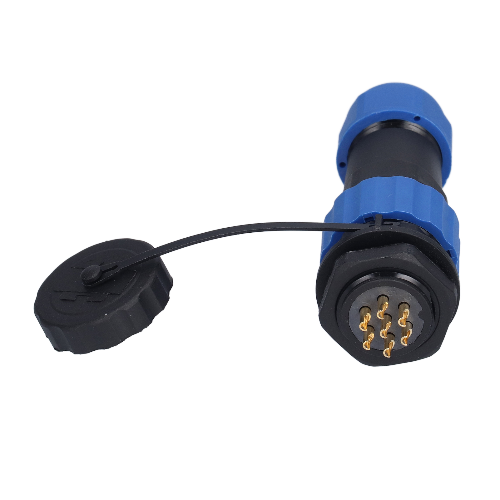 Wasserdichter Luftfahrtstecker Ip68, Rückseitige Mutterverbindung, Stecker/buchse, 380 V, Sp207-pins
