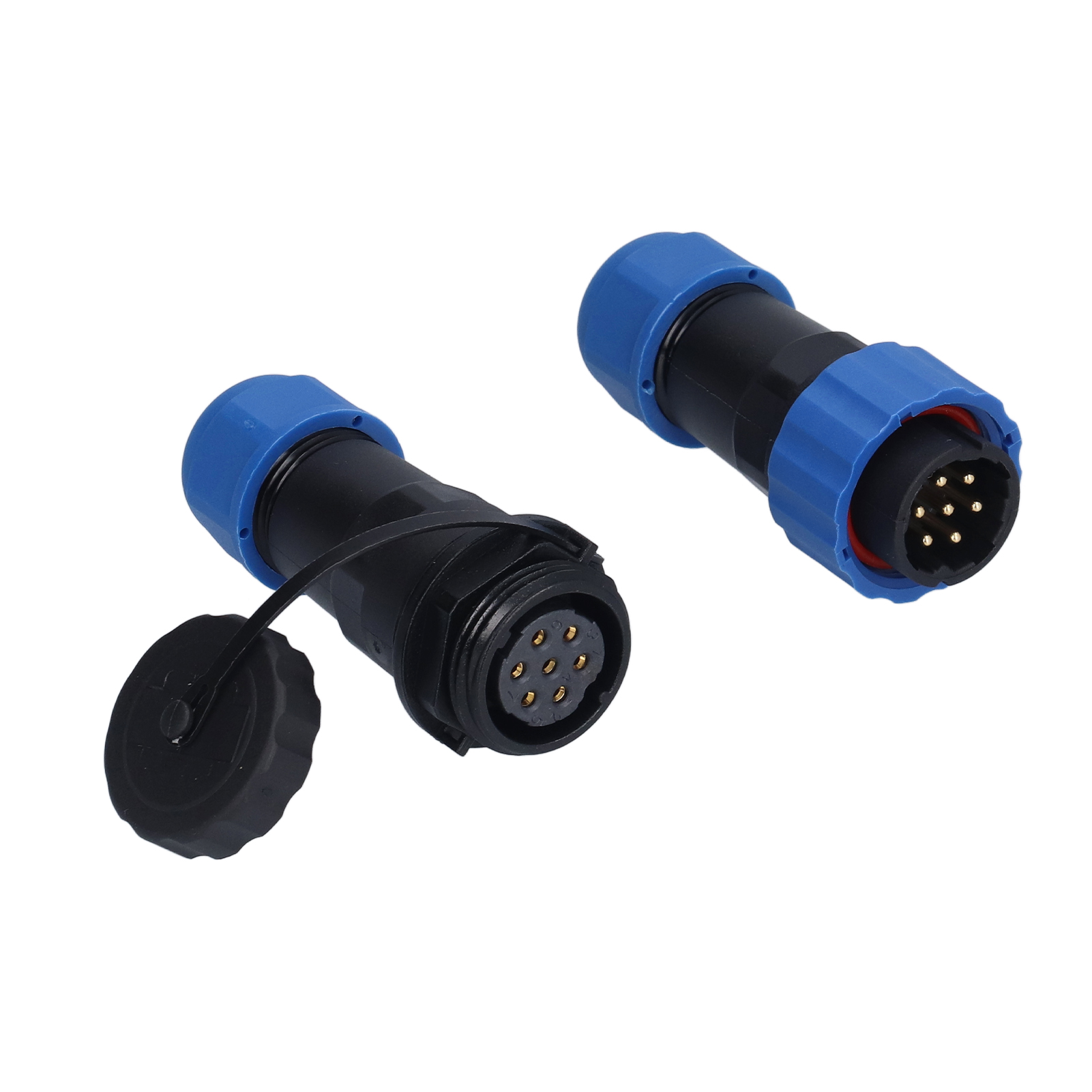 Wasserdichter Luftfahrtstecker Ip68, Stoßverbinder (männlich/weiblich), 380 V, Sp207-pins