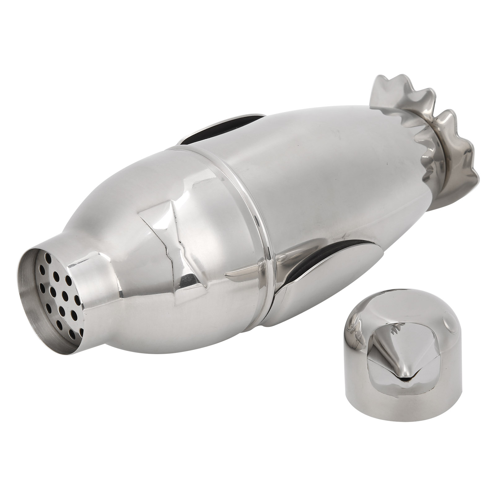 Klassischer Retro-cocktailshaker Aus Edelstahl, 500 Ml Fassungsvermögen, Professionelles Werkzeug Für Professionelle Und Angehende Barkeeper.
