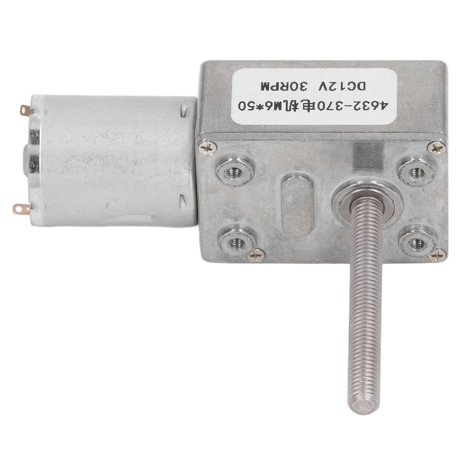 Gleichstrom-getriebemotor, 30 U/min, Selbsthemmend, Vielseitig Einsetzbar, 12 V Gleichstrom, M6 X 50 Mm Gewinde