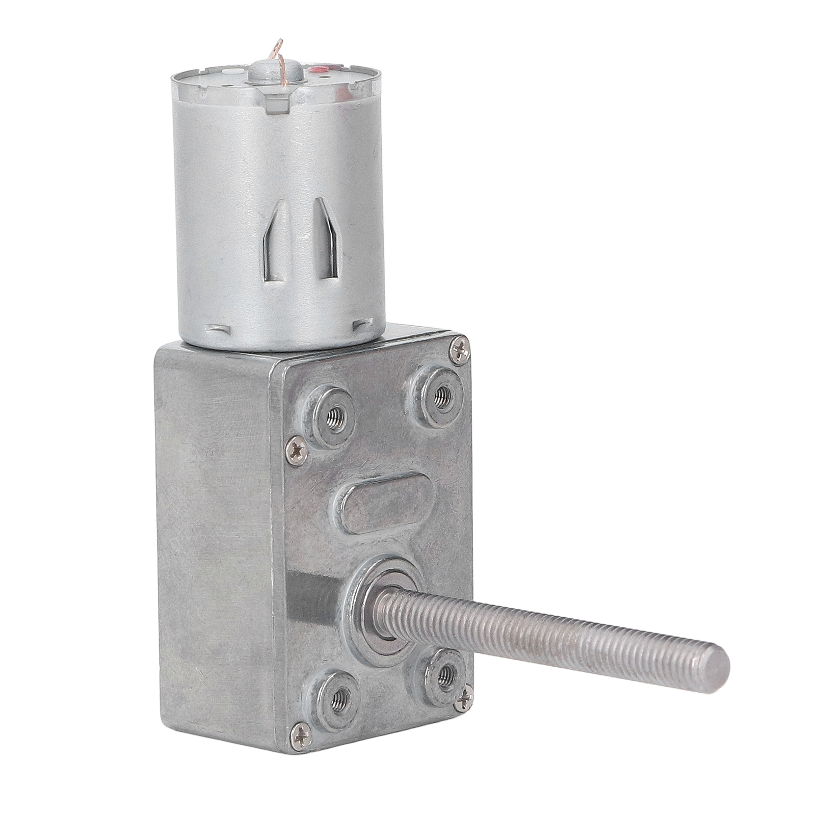 Gleichstrom-schneckengetriebemotor, Selbsthemmend, Hochpräzise, Drehzahlreduzierer, 24 V Dc, M6 X 50 Mm Gewinde, 90 U/min Leerlaufdrehzahl