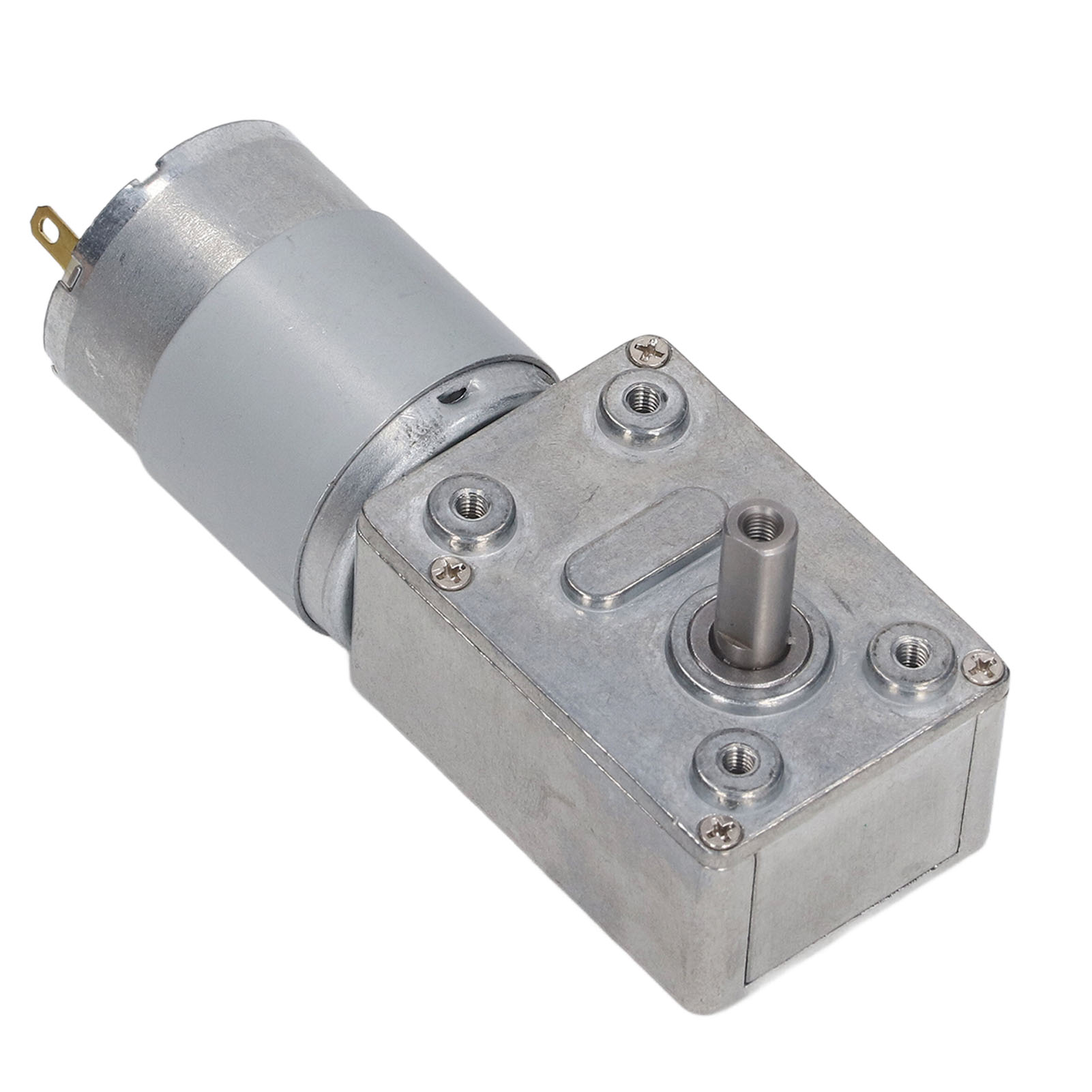 Hochpräziser Rechteckiger Schneckengetriebemotor, 60 U/min, 24 V Gleichstrom