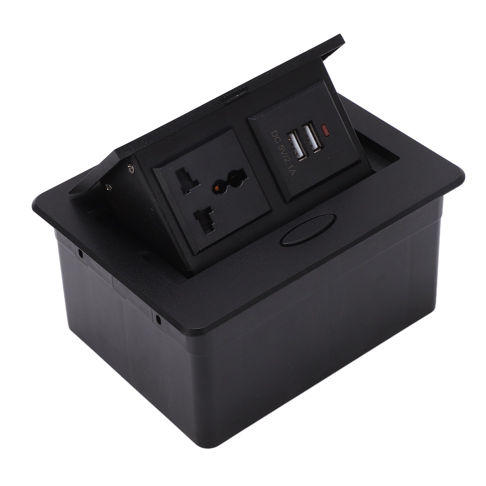 Verdeckte Tischsteckdosenleiste Mit 2 Usb-anschlüssen, Universell, 250 V, Für Büro Oder Schule.