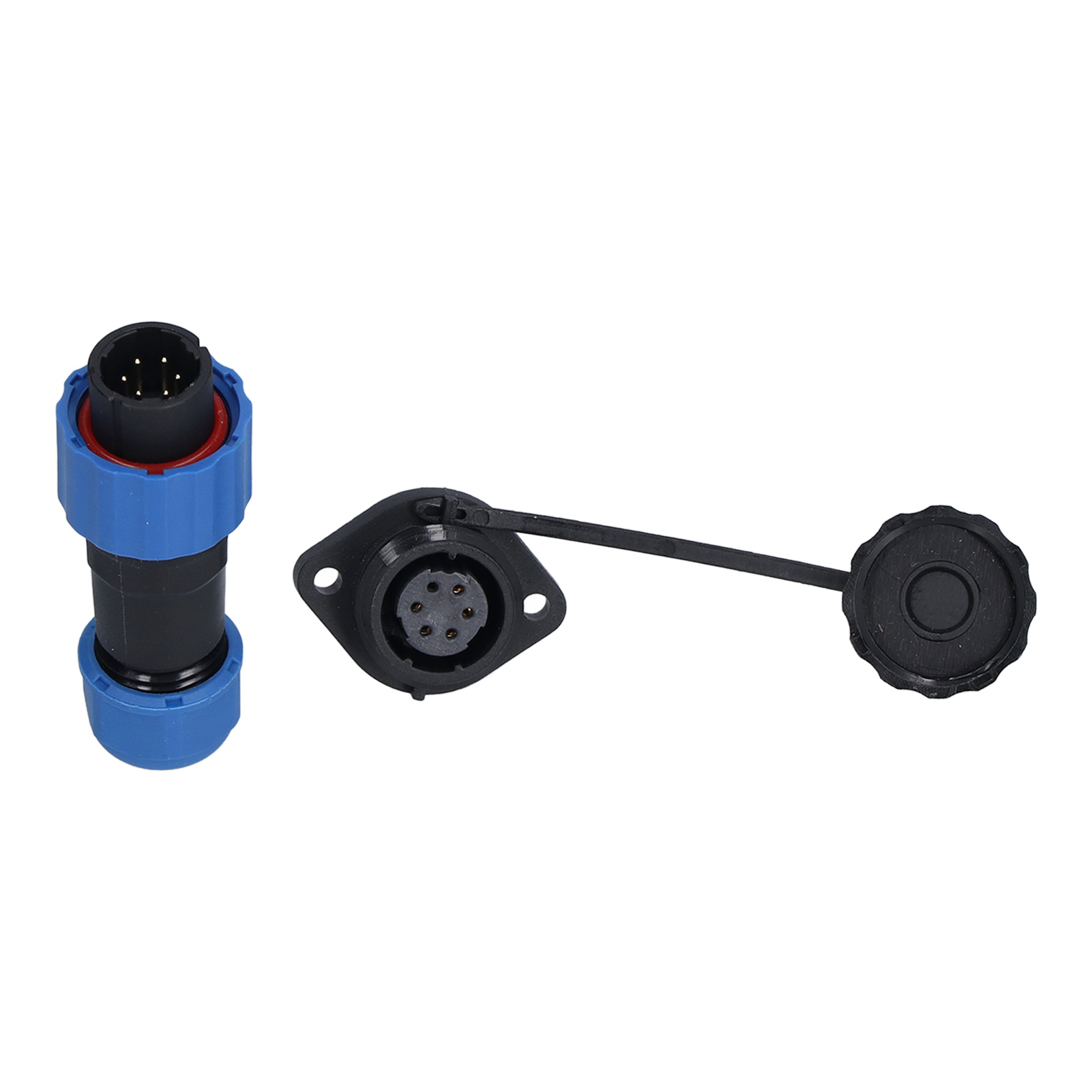 Sp16 Flansch-wasserdichtstecker Für Die Luftfahrt, Ip68, Stecker Und Buchse, Stoßverbinder, 6 Leiter (250 V 5 A)