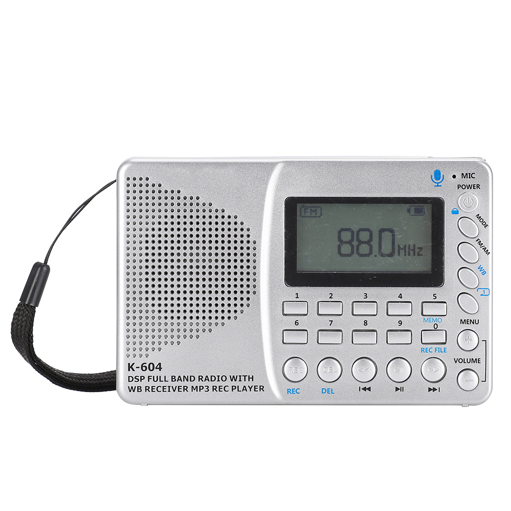 Tragbarer Radio-kassettenrekorder Mit Speicherkarte Und Noaa-wettervorhersage Für Die Usa