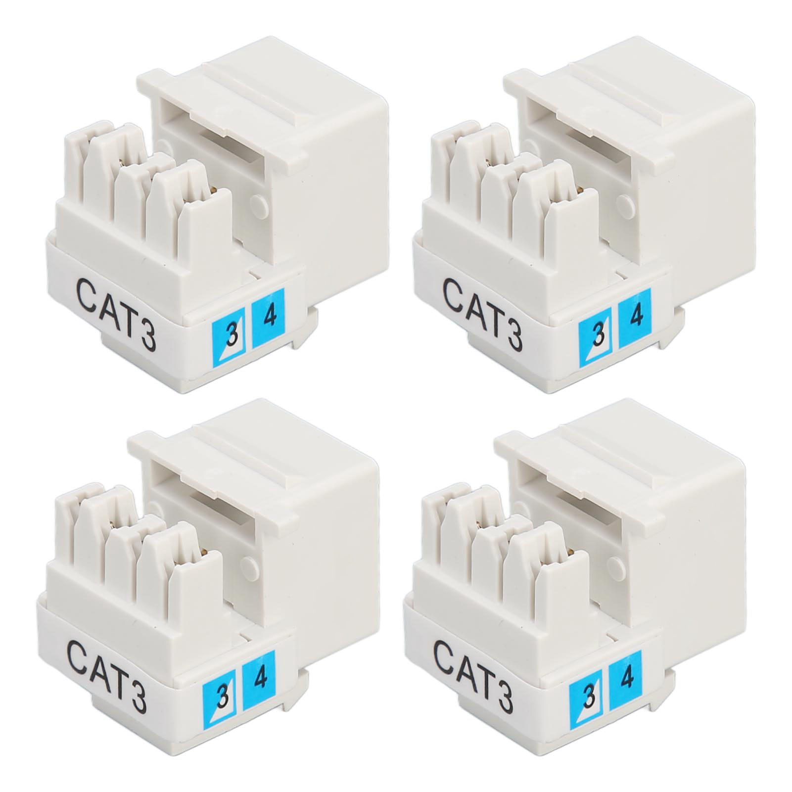 50 Rj11-sprachmodule Zum Crimpen Im 90-grad-winkel, Stabil, Langlebig Und Korrosionsbeständig, Für Heimtelefone.
