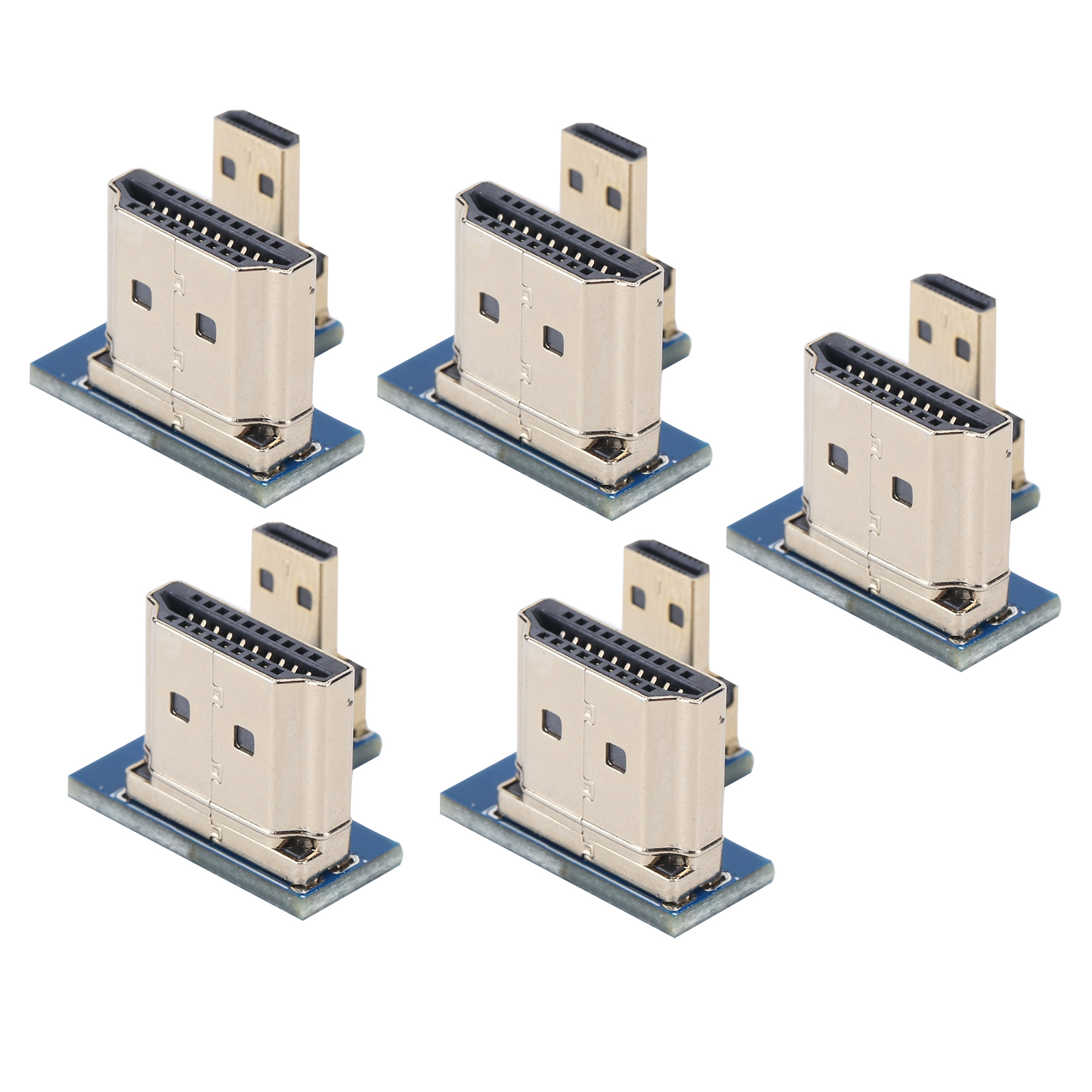 Packung Mit 5 Micro-hdmi-zu-hdmi-adaptern, Kompatibel Mit Raspberry Pi 4b