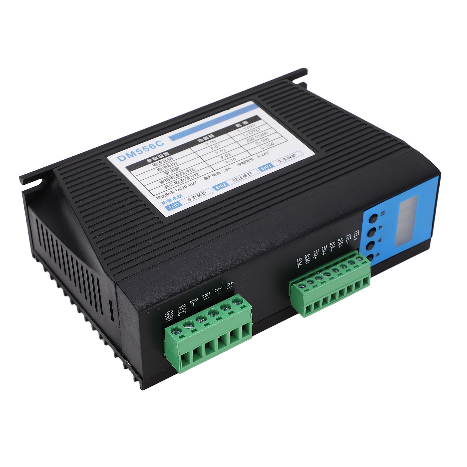 Schrittmotorsteuerung Mit Digitalanzeige, Mikrocontroller, 4-stelliger Led-anzeige, 18–80 V Gleichstromnetzteil