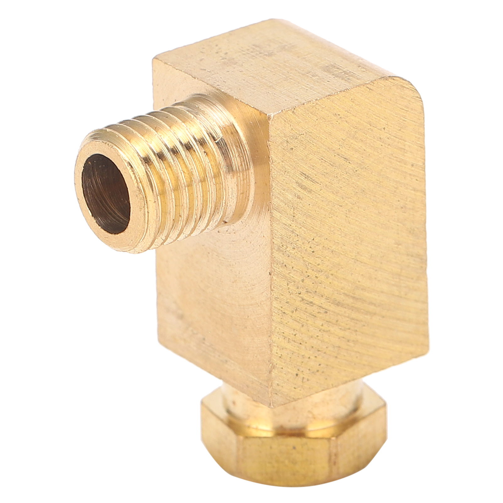 90°-winkelstück Aus Messing Für Ölschmierschlauch, Pl608-adapter/anschluss 6 Mm / 0,24 Zoll M8 X 1
