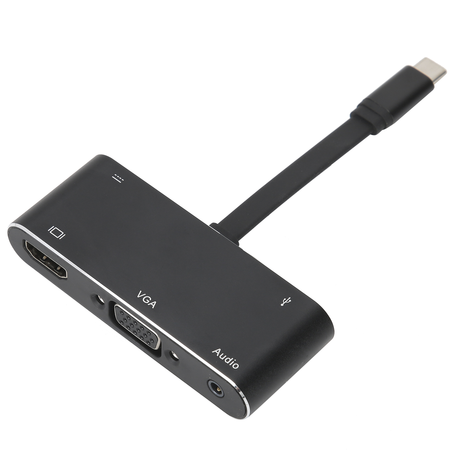 Usb-c-zu-hdmi/vga-konverter, Audiokabel, Adapter Aus Aluminiumlegierung, Elektronikzubehör