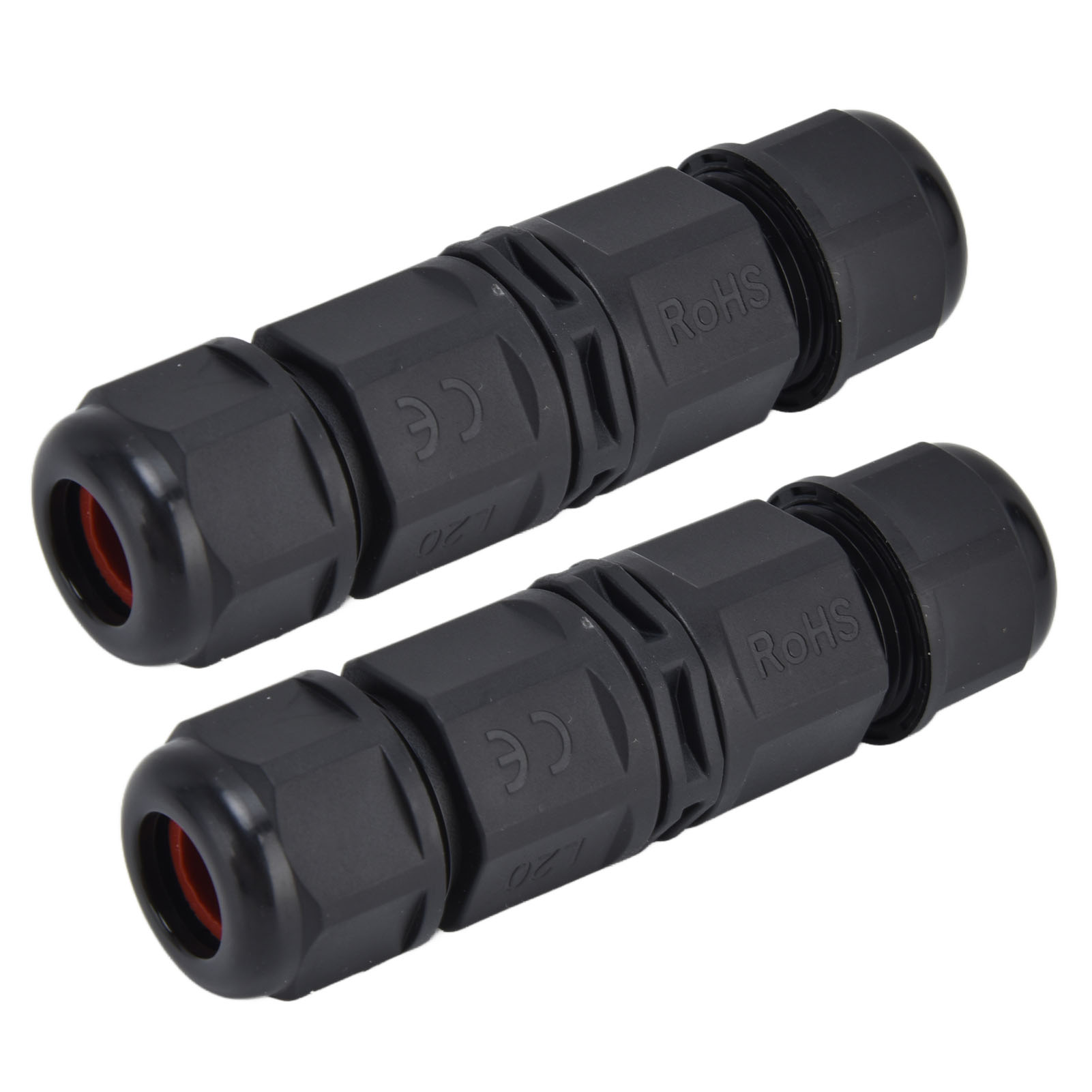 2 Wasserdichte Schnellanschlussstecker Für 250v 16a 2-poliges Verlängerungskabel