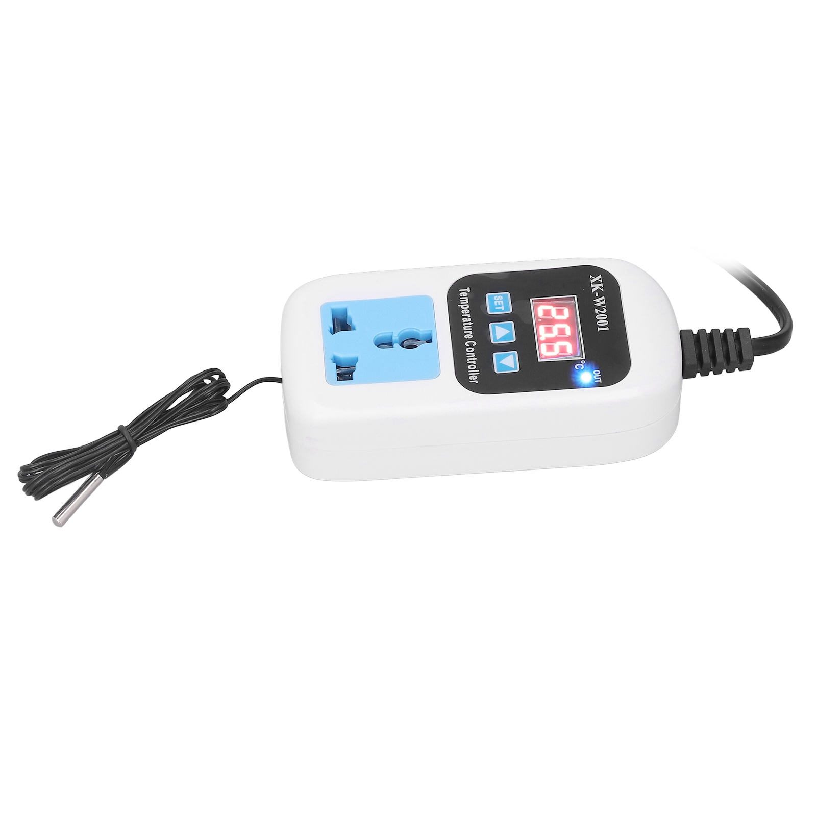 Elektronischer Thermostat Mit Eu-stecker 110-220 V, Automatisch Einstellbar Und Mit Digitalanzeige, Für Gewächshäuser