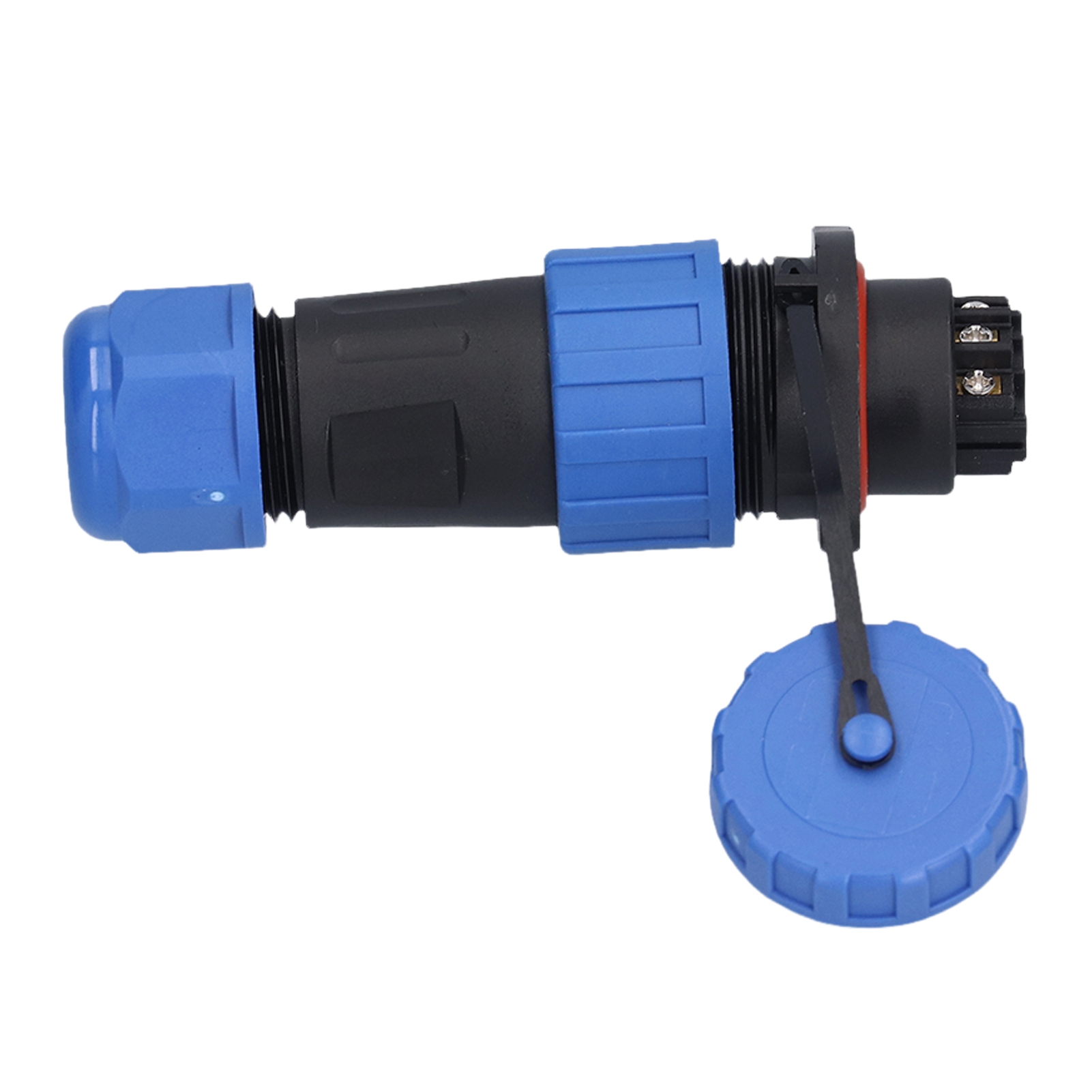 Lp20 Flansch-wasserdichter Luftfahrt-stromstecker, Stecker, Buchse, 250 V, 6 Pins