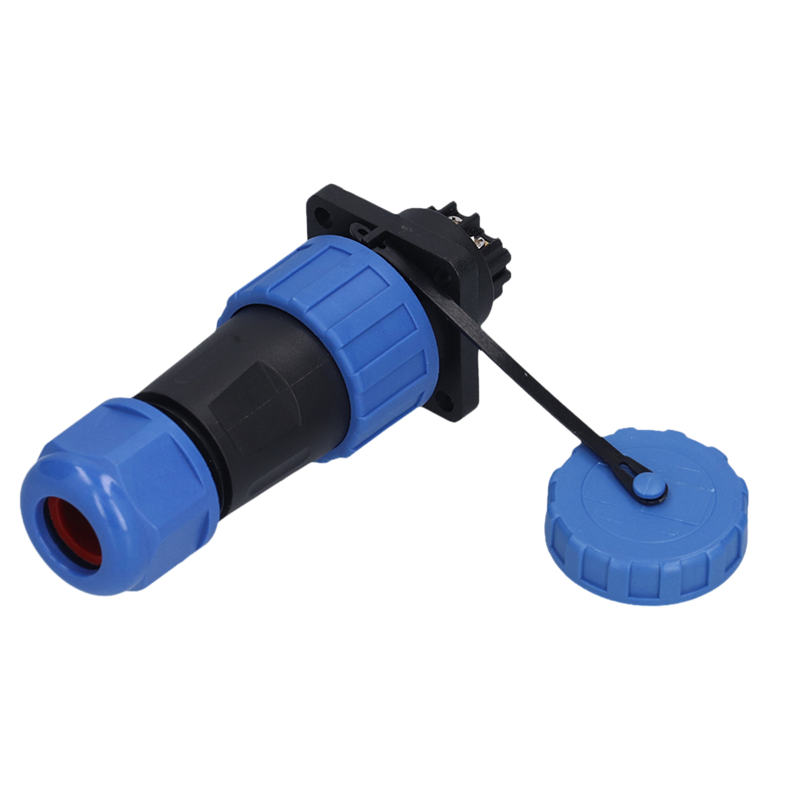 Ip68 Wasserdichter Lp20-kabelverbinder Für Die Luftfahrt, 250-v-stecker Und -buchse, 6-polig