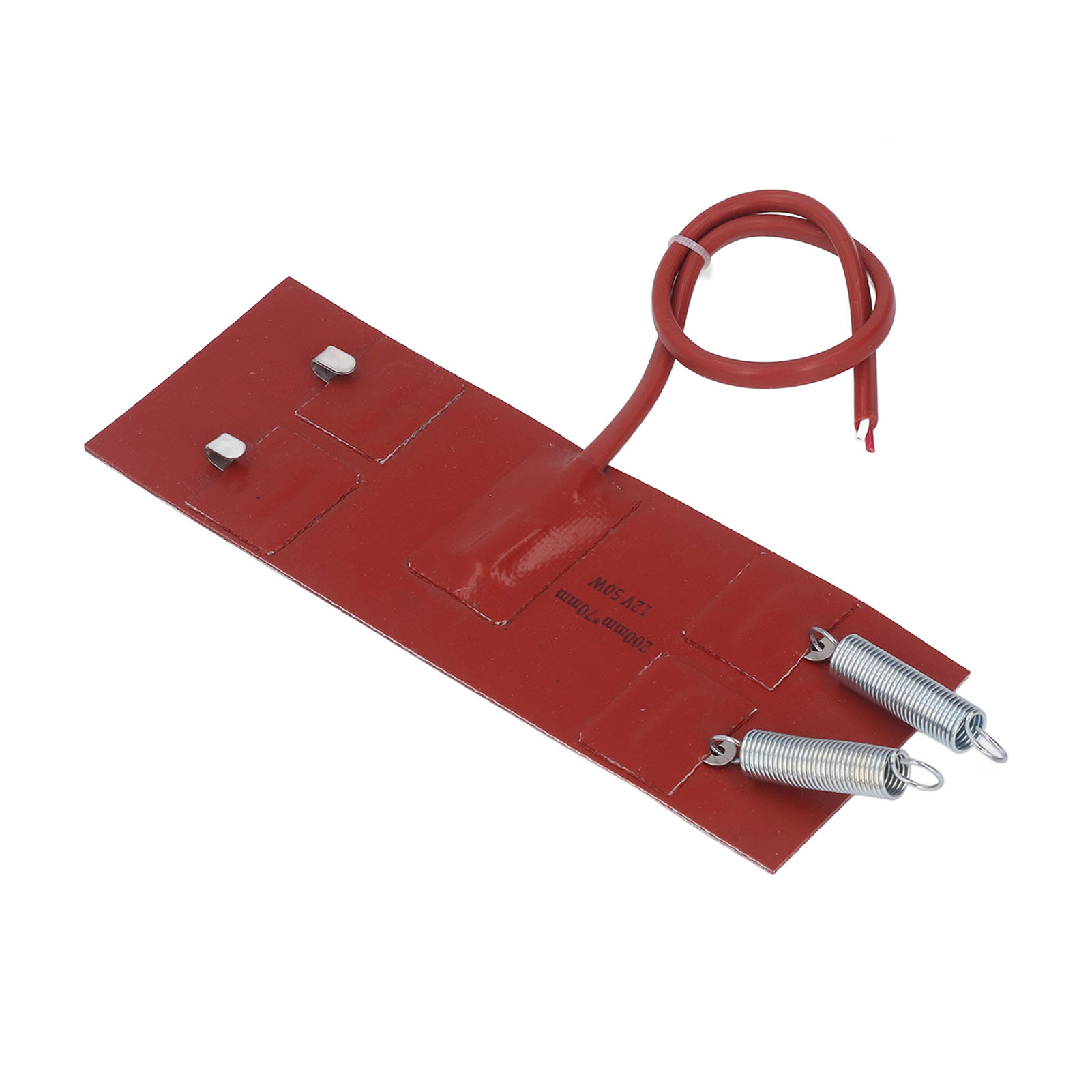 Silikon-heizplatte Für Motoröl, Feuerfest, Universell Einsetzbar Und Wasserdicht, Hervorragende Isolierung, 50 W, 12 V Dc