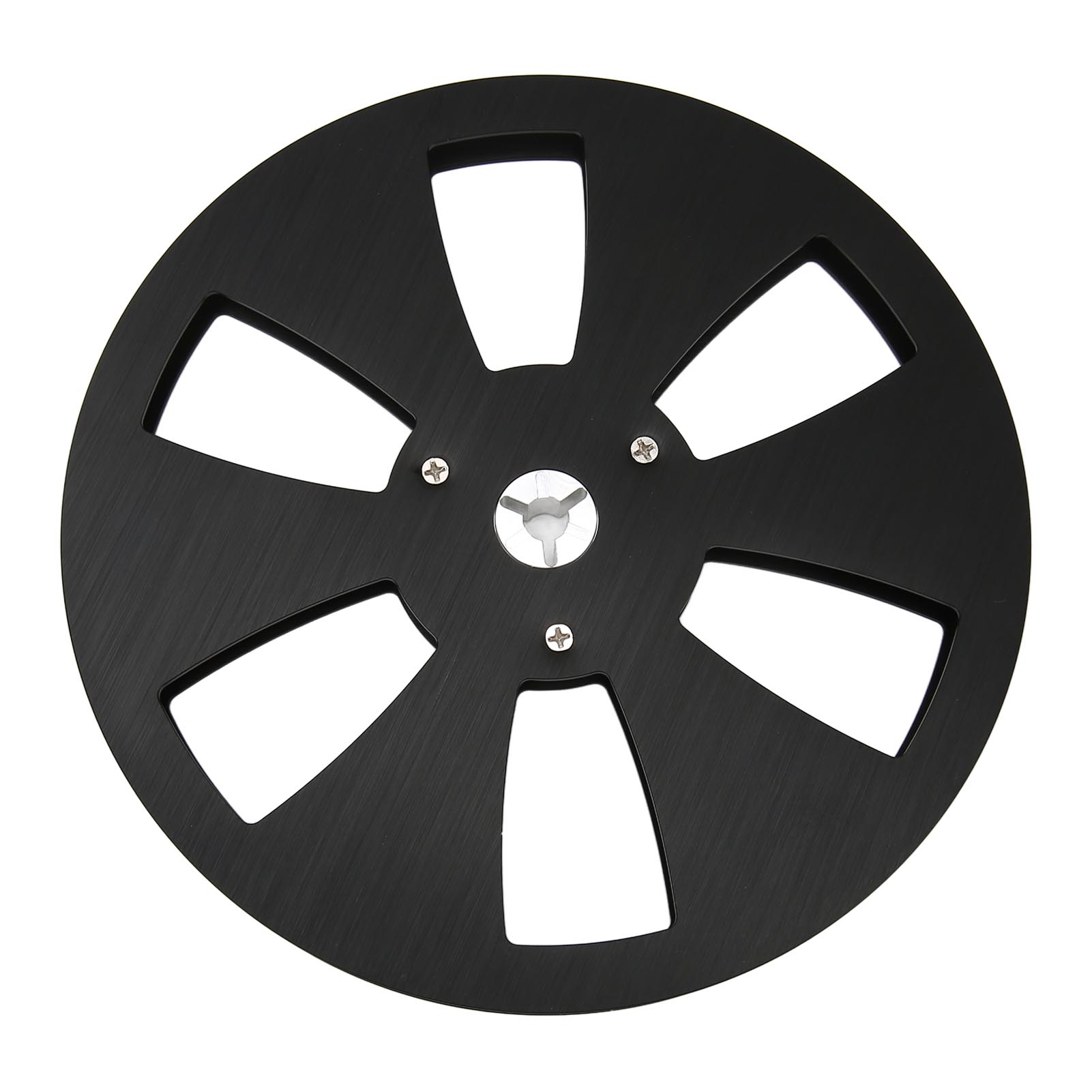 Leere 1/4"-magnetbandspule (7 Zoll), 6 Löcher, Universell, Aluminiumlegierung, Für Bandöffnungsmaschinen Und Aufwickelspulen