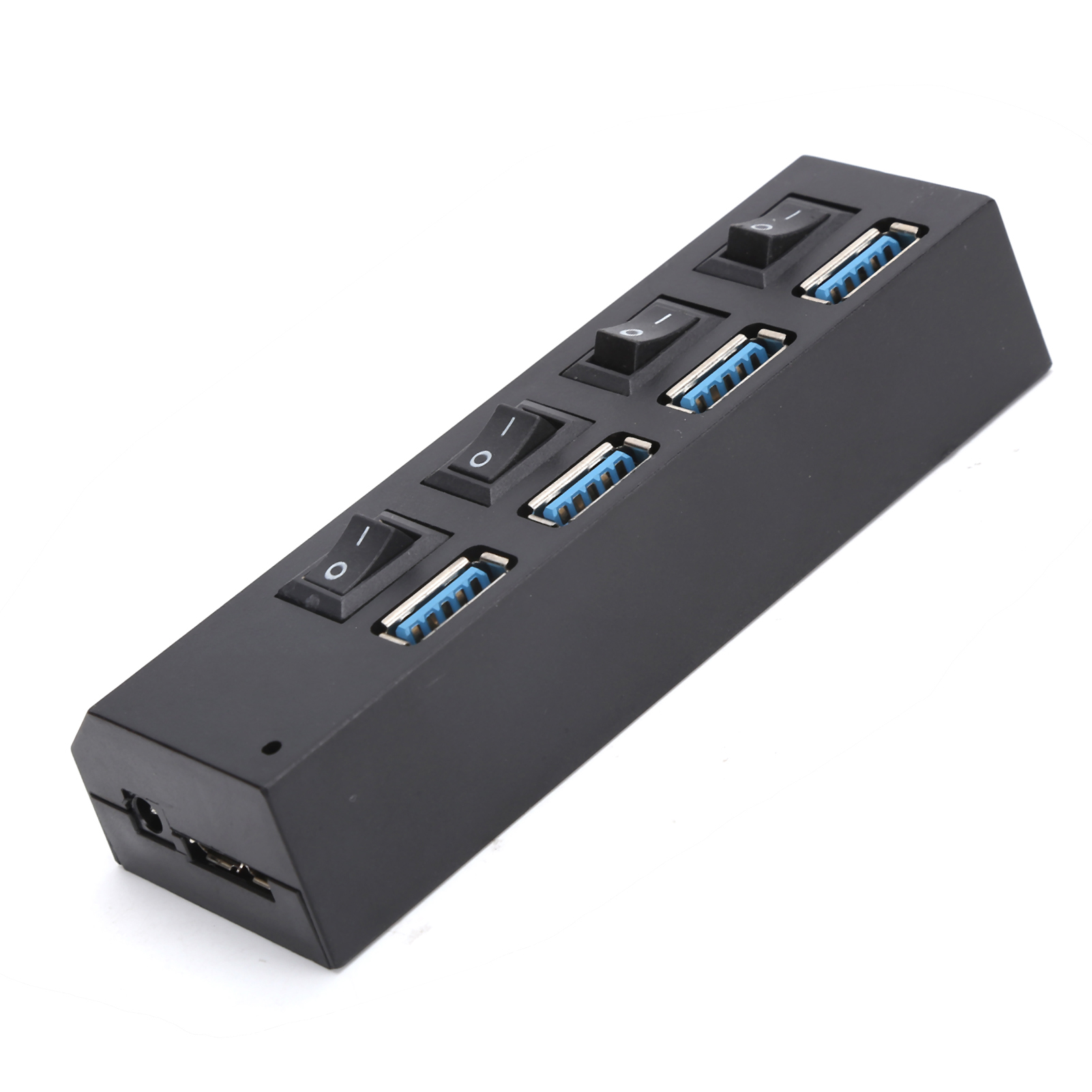 4-port Usb 3.0 Hub Mit Separaten Netzschaltern Für Tastatur Und 100-240v Steckdose.