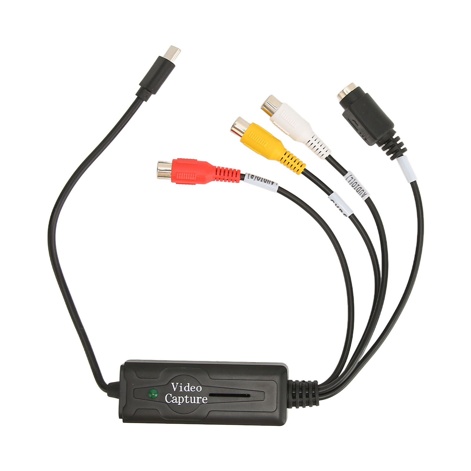 Usb-c-videoaufnahmekarte, Einkanal-videokonverter Für Mobiltelefon, Computer, Set-top-box, Av-monitor