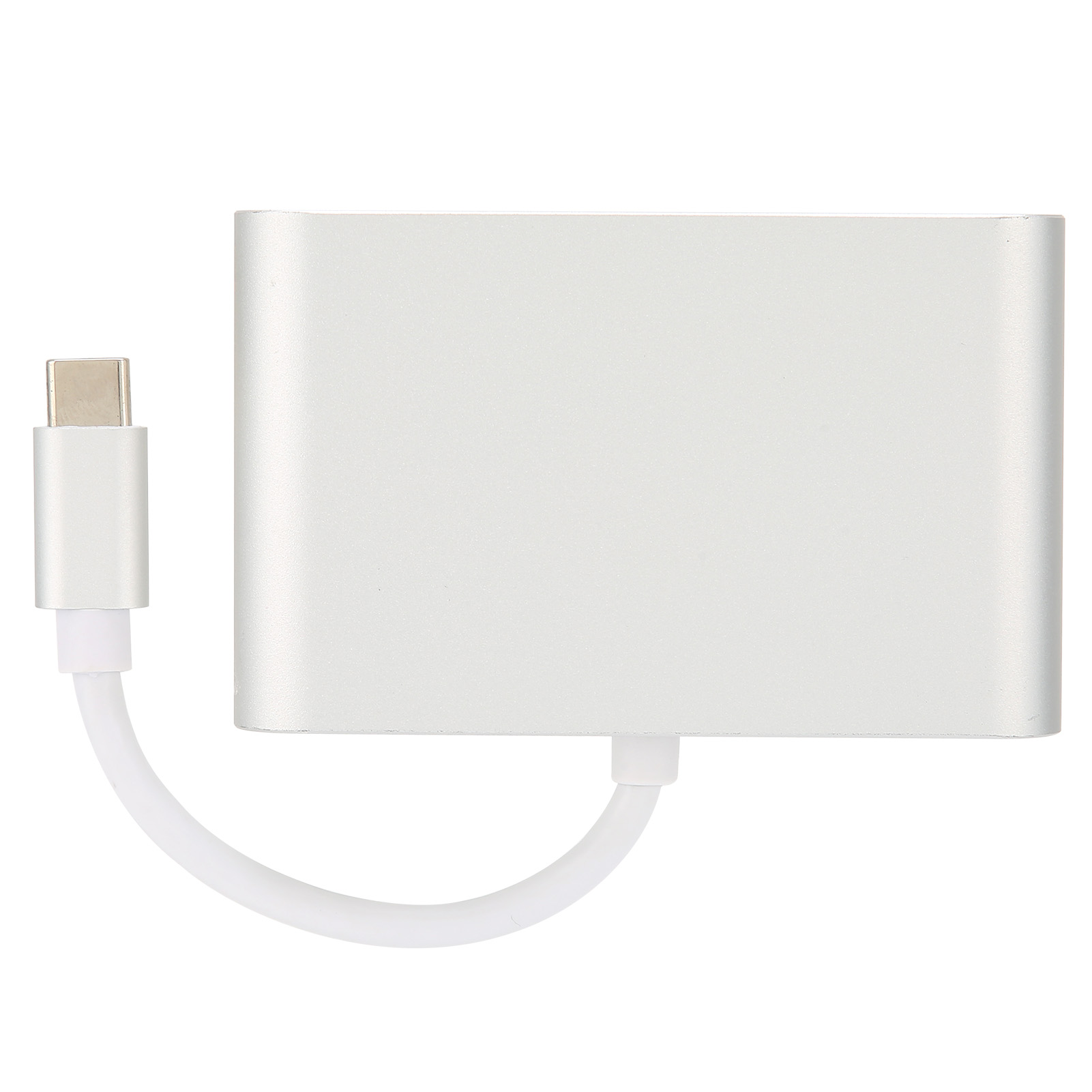 Usb-c Auf Vga + Usb 3.0 + Pd Hub Aus Aluminiumlegierung, 3-in-1 Adapter Für Maus, Tastatur Und Usb-stick.