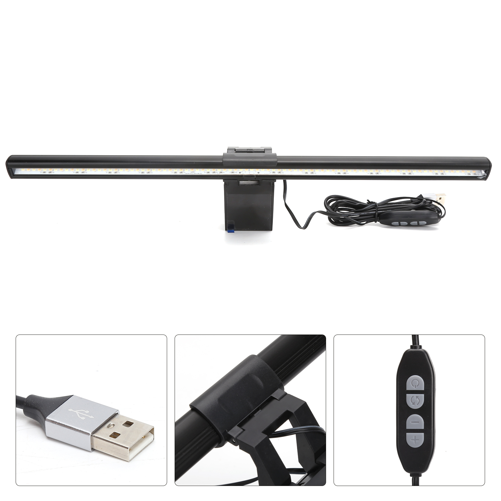 Verstellbare Usb-lichtleiste Mit Blaulichtfilter, Leselampe Für Den Schreibtisch.