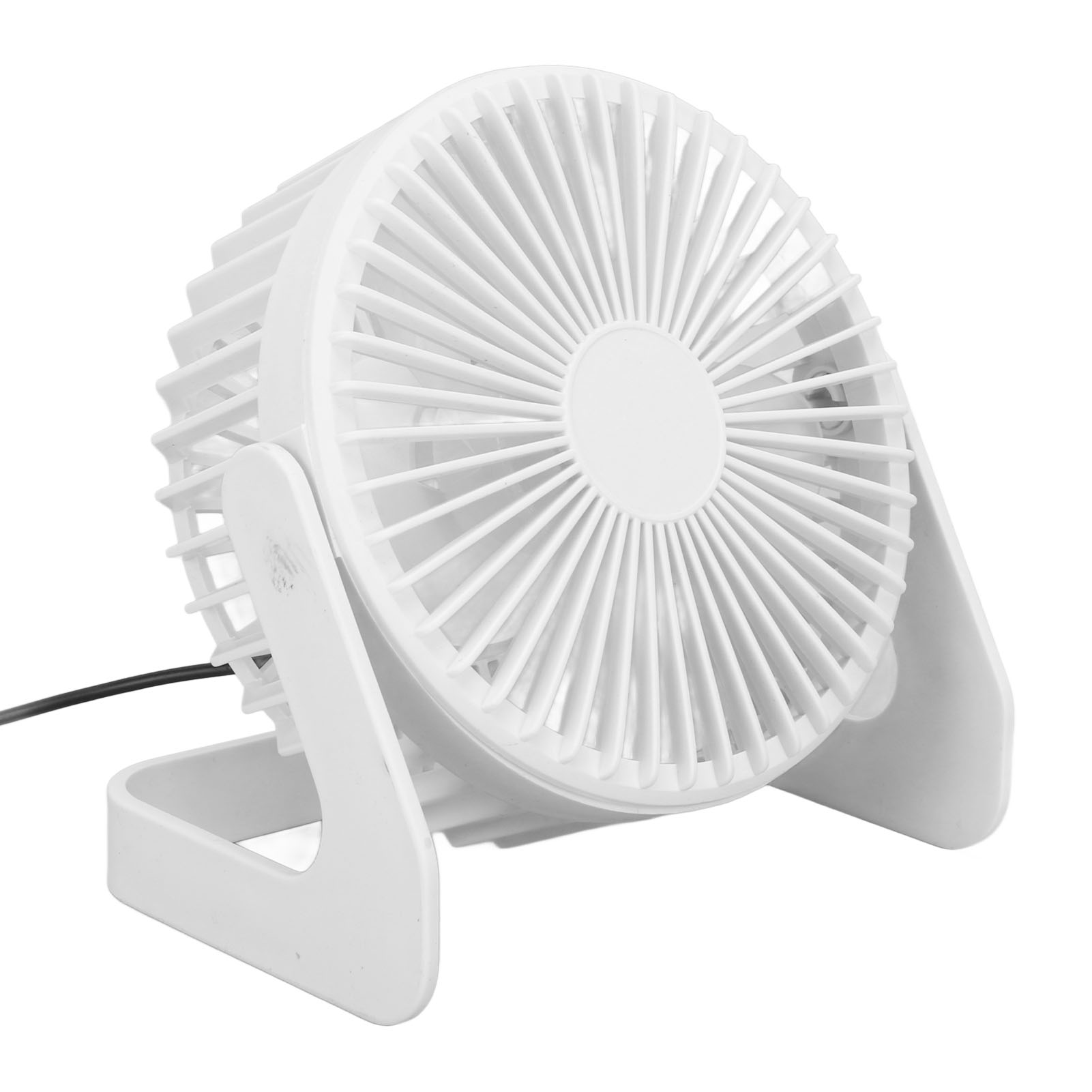 Tragbarer, Um 360° Drehbarer Usb-ventilator, Leise, 5 V, 2,5 W, 13 X 13 X 10 Cm, Aus Kunststoff, Ideal Für Büro Und Reisen.