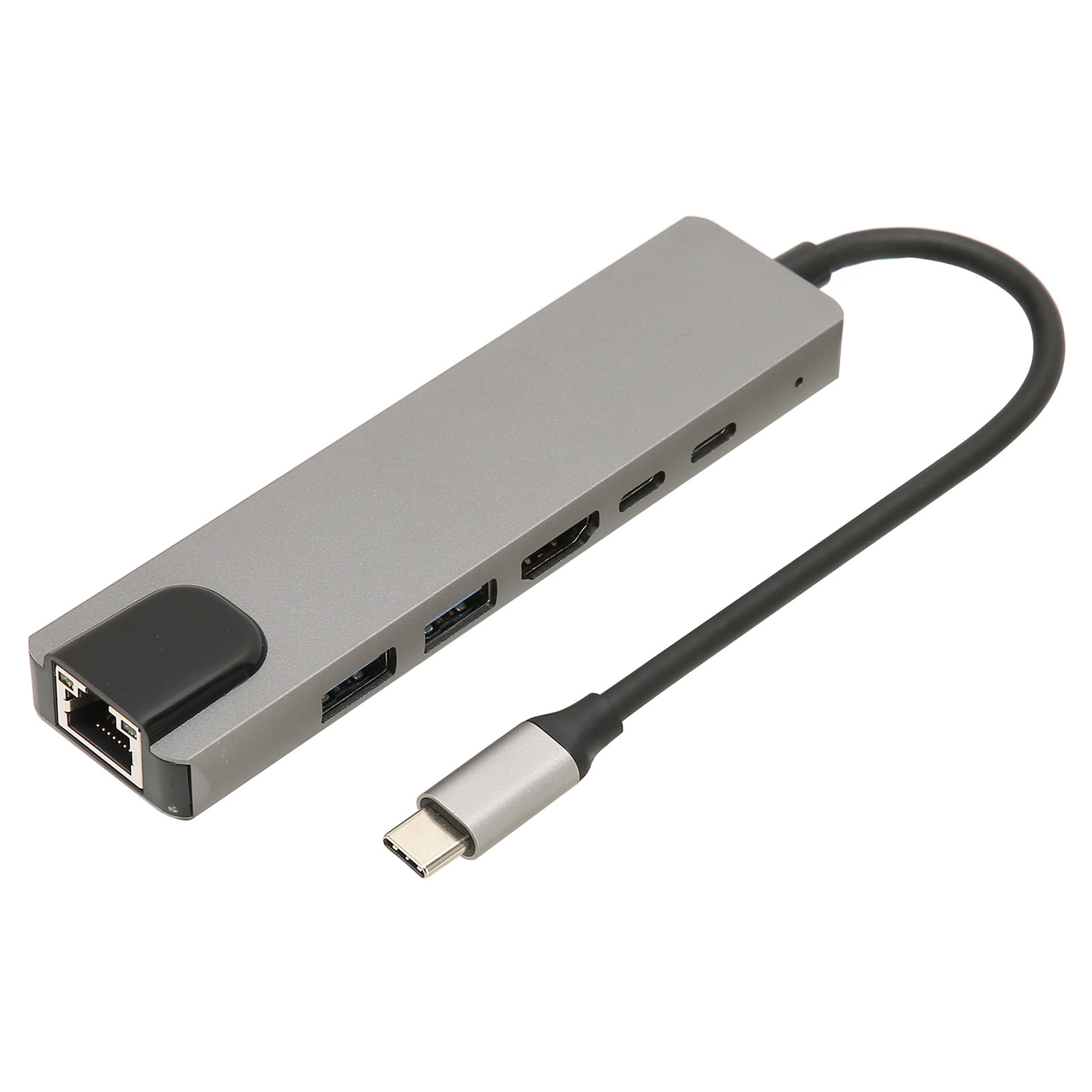 6-in-1 Usb-c-zu-hdtv-hub, 4k-hd-multimedia-schnittstelle, 87-w-netzteil, Usb-c-ethernet-anschluss.